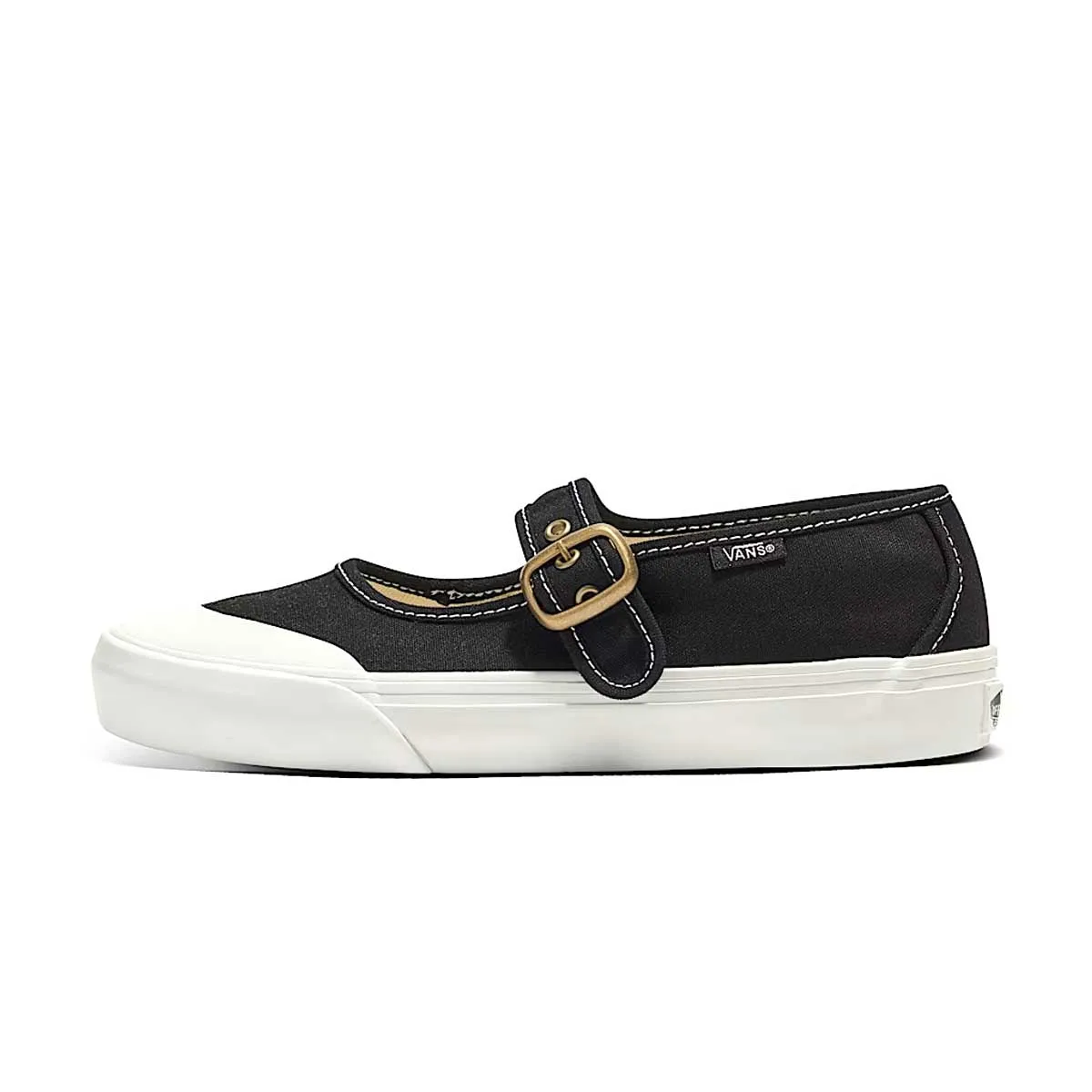 Mary Jane 'Black True White' Suede Finish Easy Pair