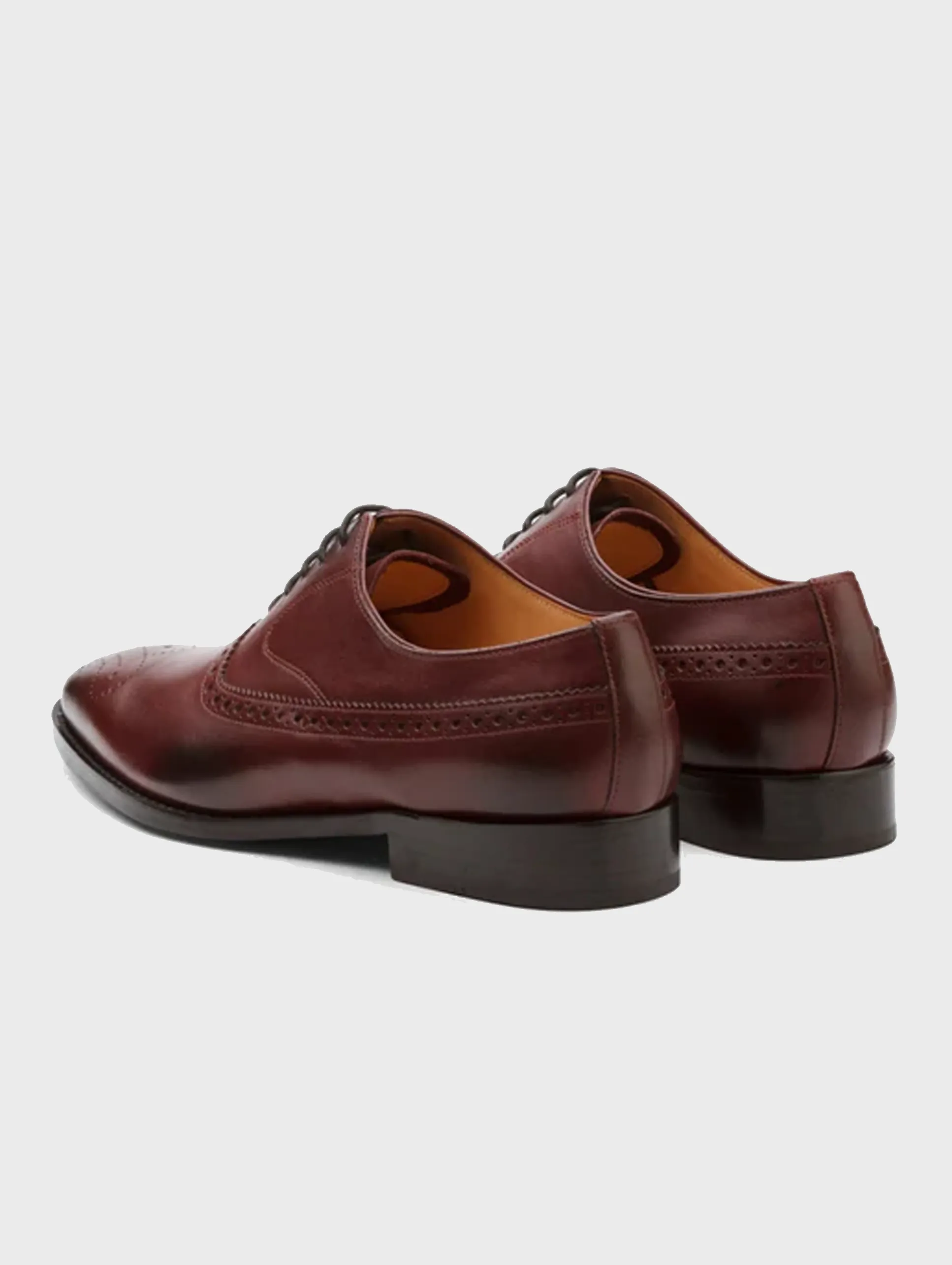 Leather Step Mateo Oxford - Burgundy
