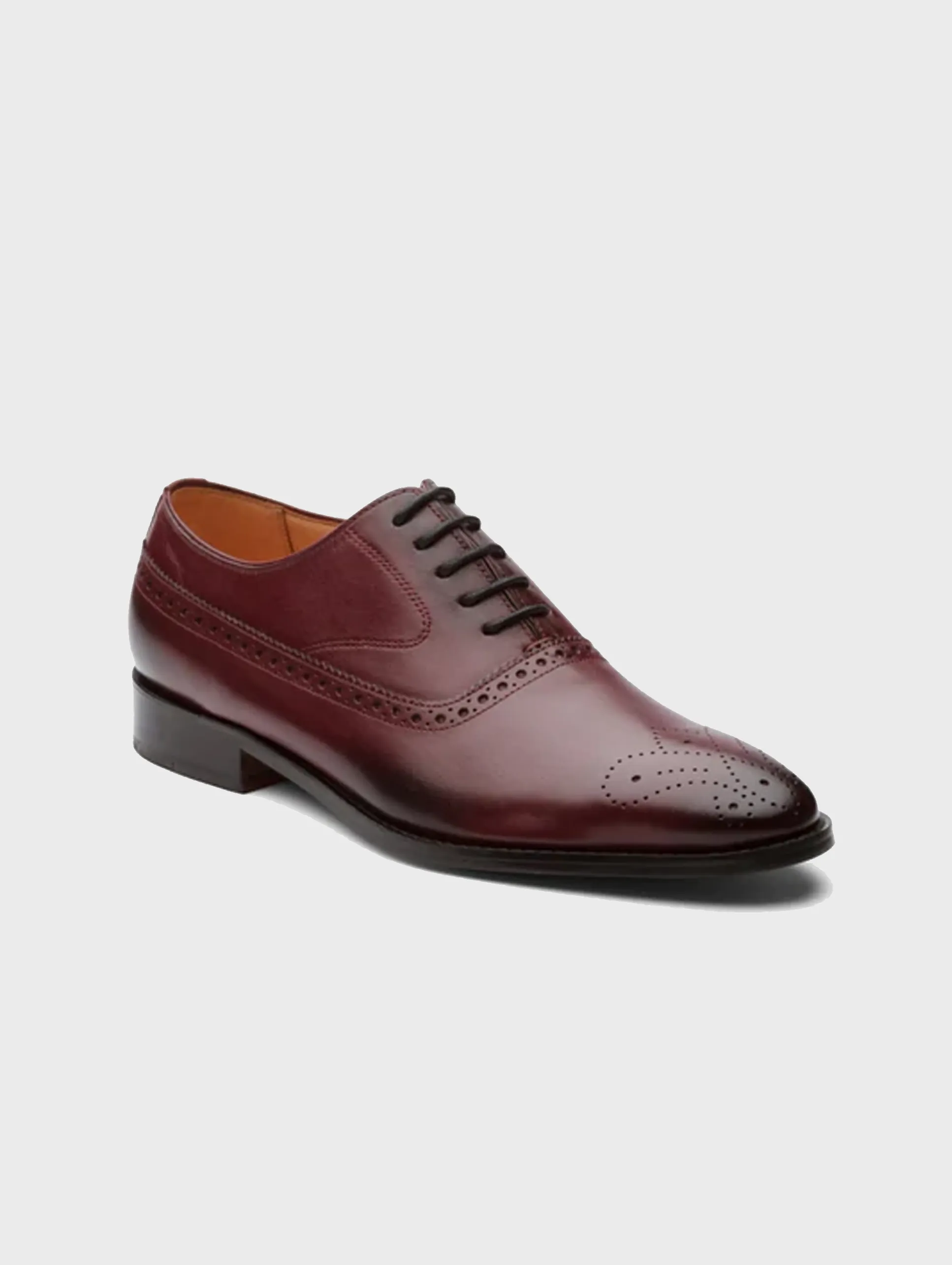 Mateo Oxford - Burgundy Charcoal Oxfords