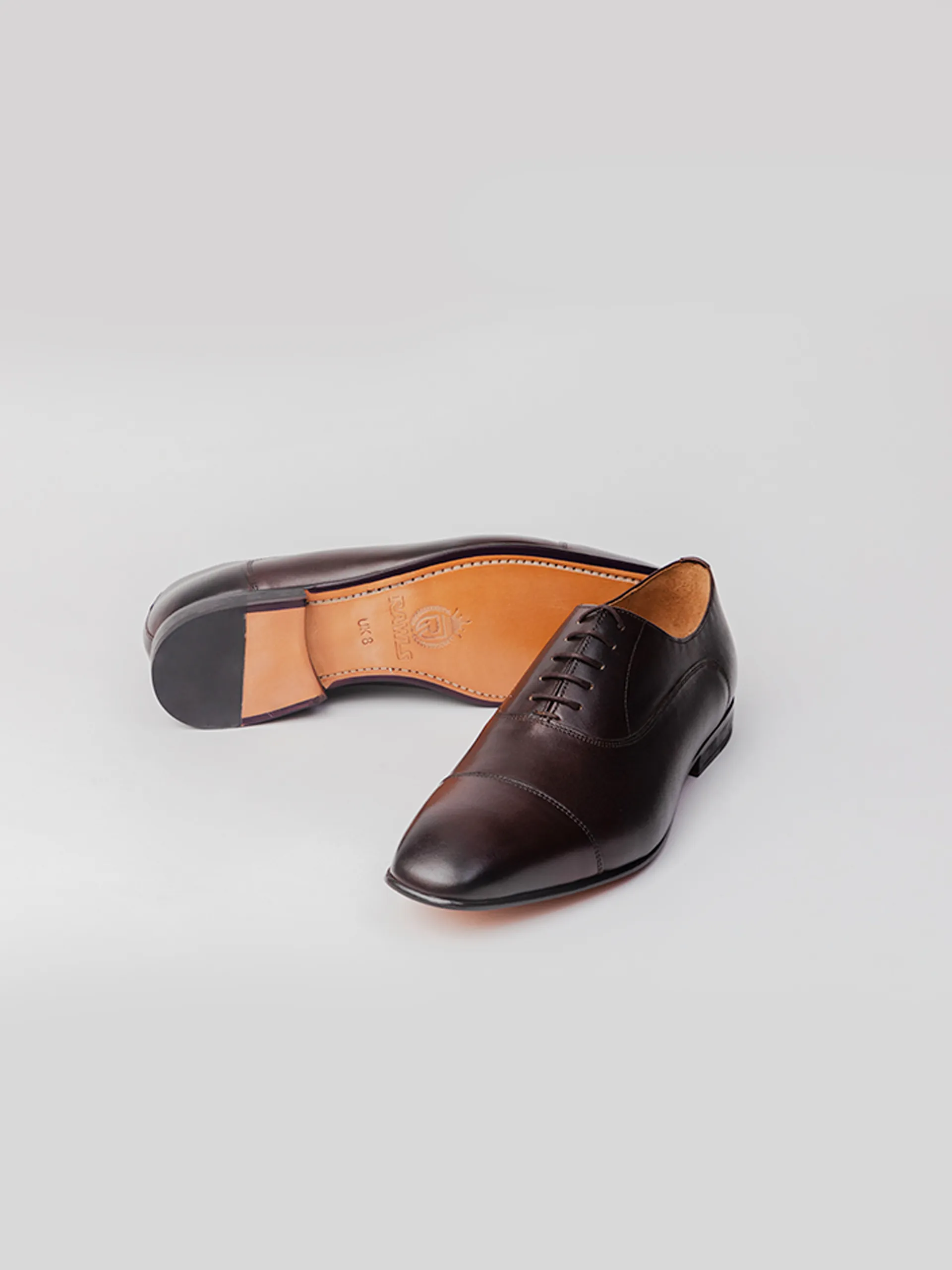 Maverick Toecap Oxford - Dark Brown Comfortable leather