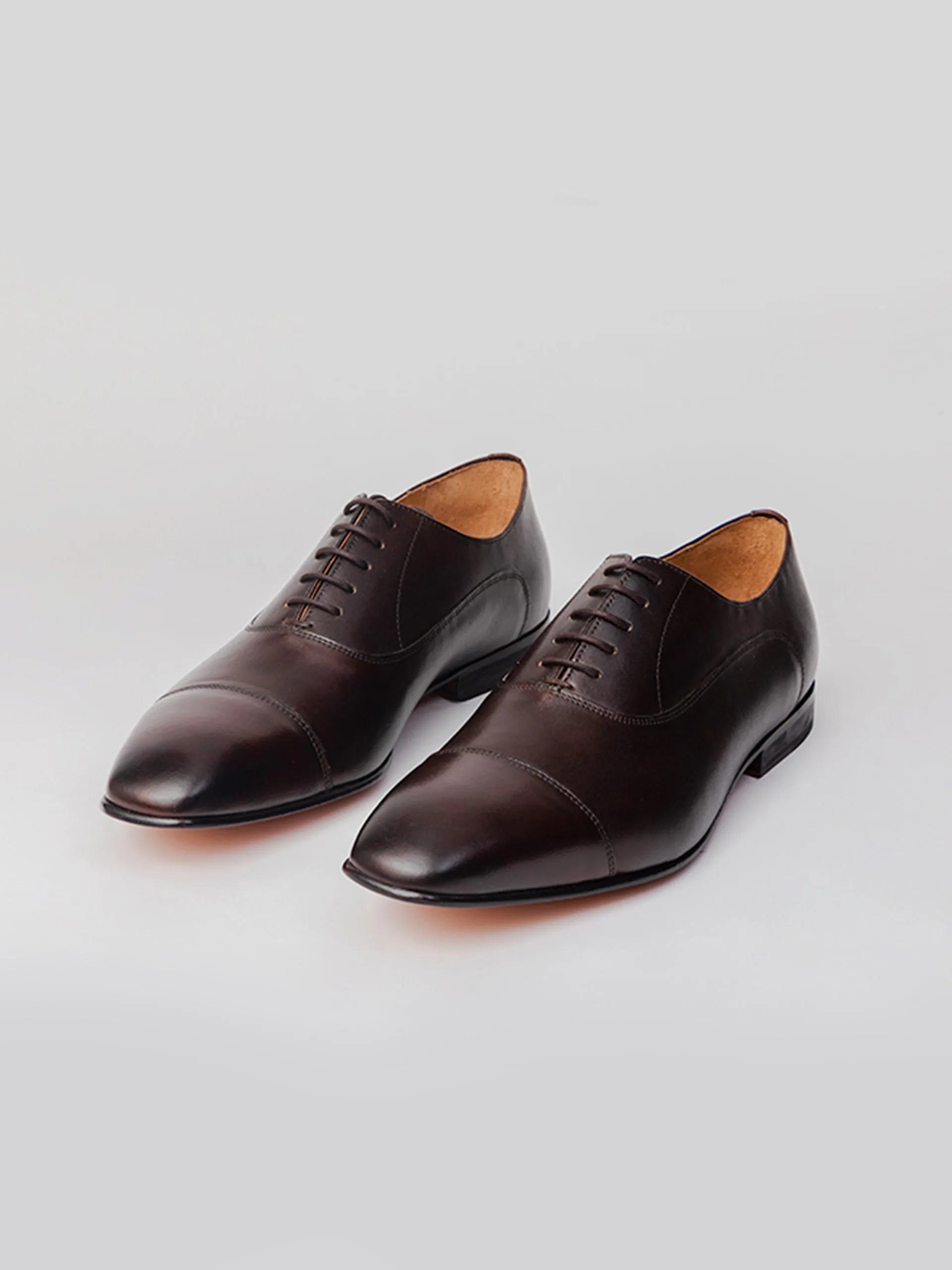 Maverick Toecap Oxford - Dark Brown All Day Wear