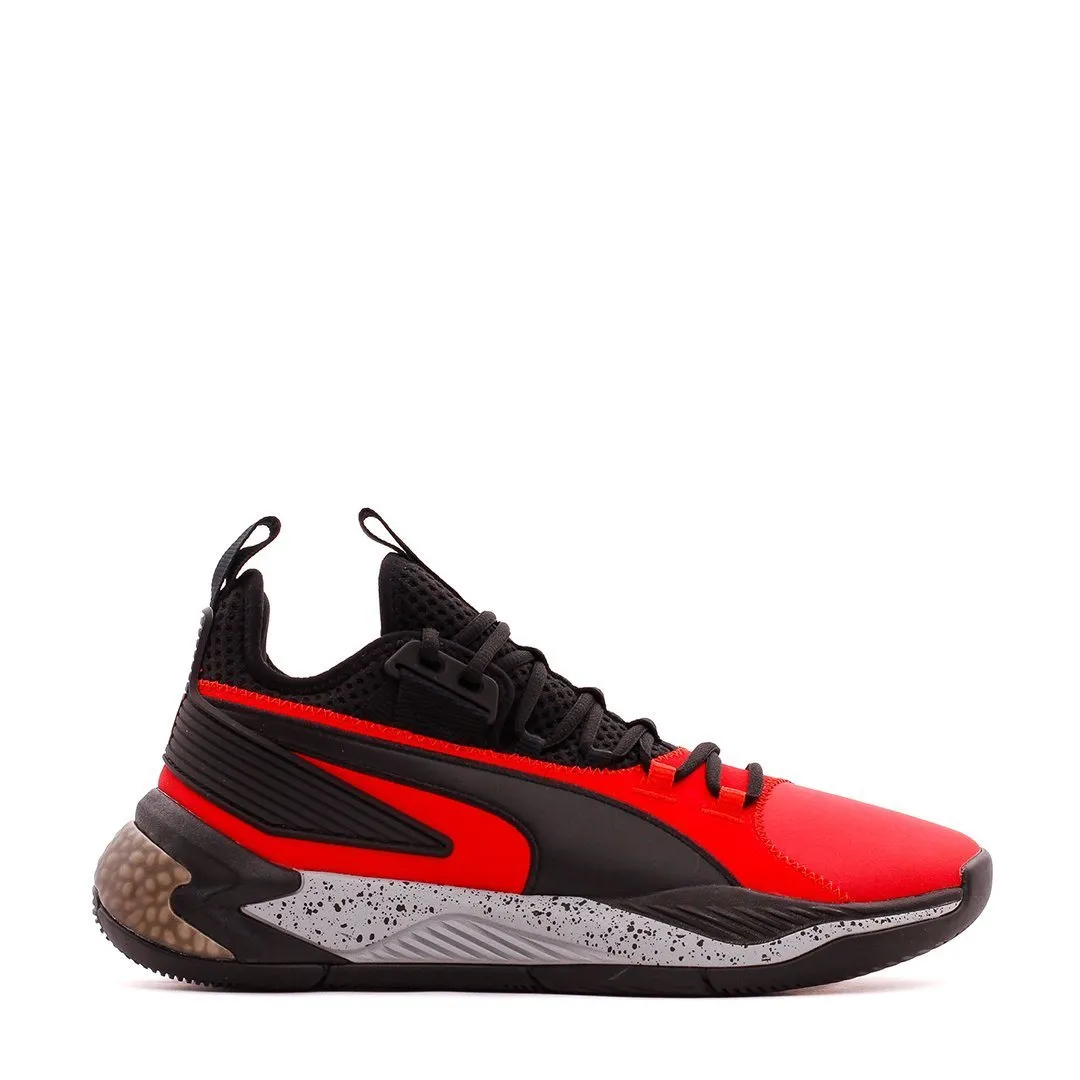 Puma Basketball Uproar Hybrid Court High Risk Red Black Men 192775-08 Enhanced Durability