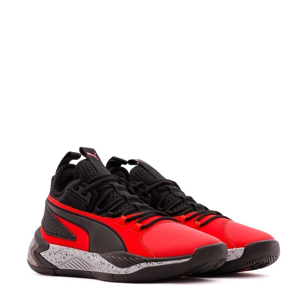 Puma Basketball Uproar Hybrid Court High Risk Red Black Men 192775-08 Comfortable Flexibility Quick Turnover