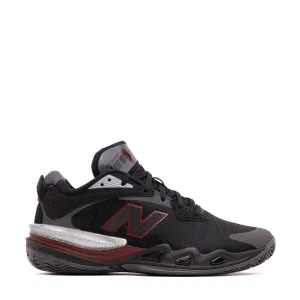 Dual Density Outsole New Balance Basketball Unisex Hesi Low v2 Black Crimson BBHSLMT2