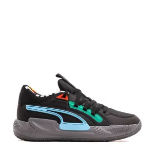 Puma Basketball Men Court Rider Chaos Block Party Black Cast Iron 378265-01 Stability Jump