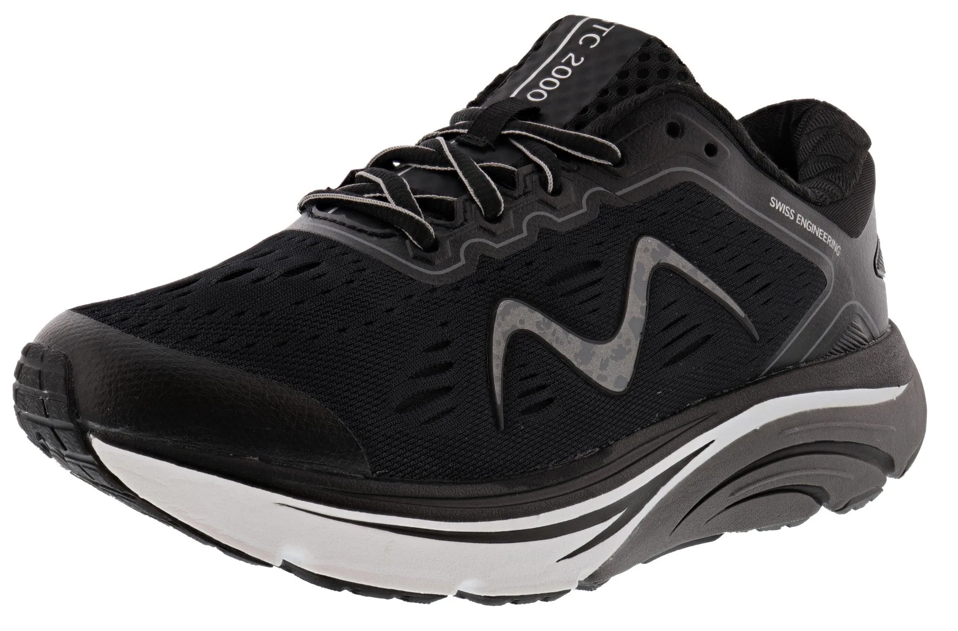 MBT Women Rocker Bottom Endurance Running Shoes GTC-2000 Obstacle course readiness leather upper durability