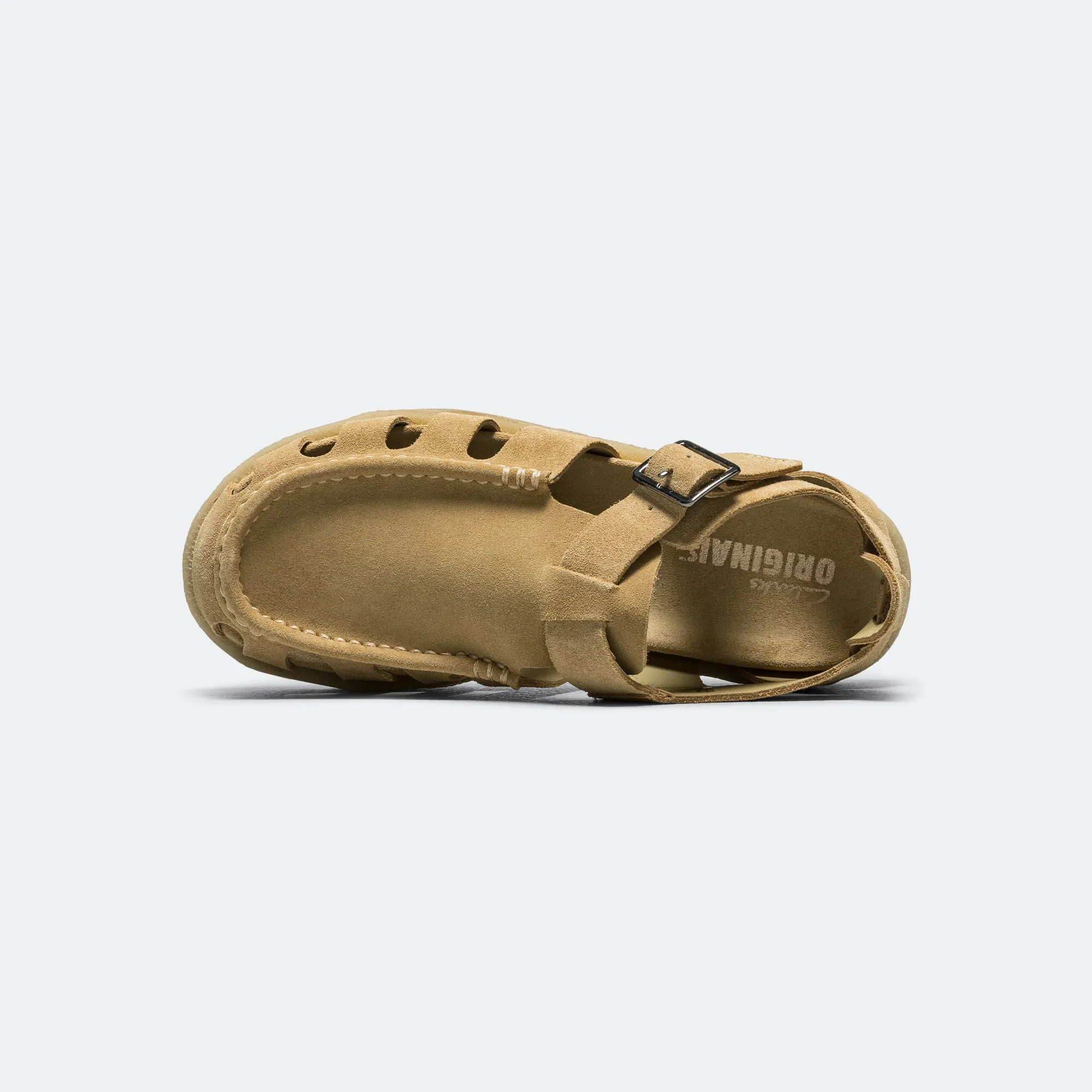 Minimalist Lacing Grippy Outsole Meare Buckle - Maple Suede