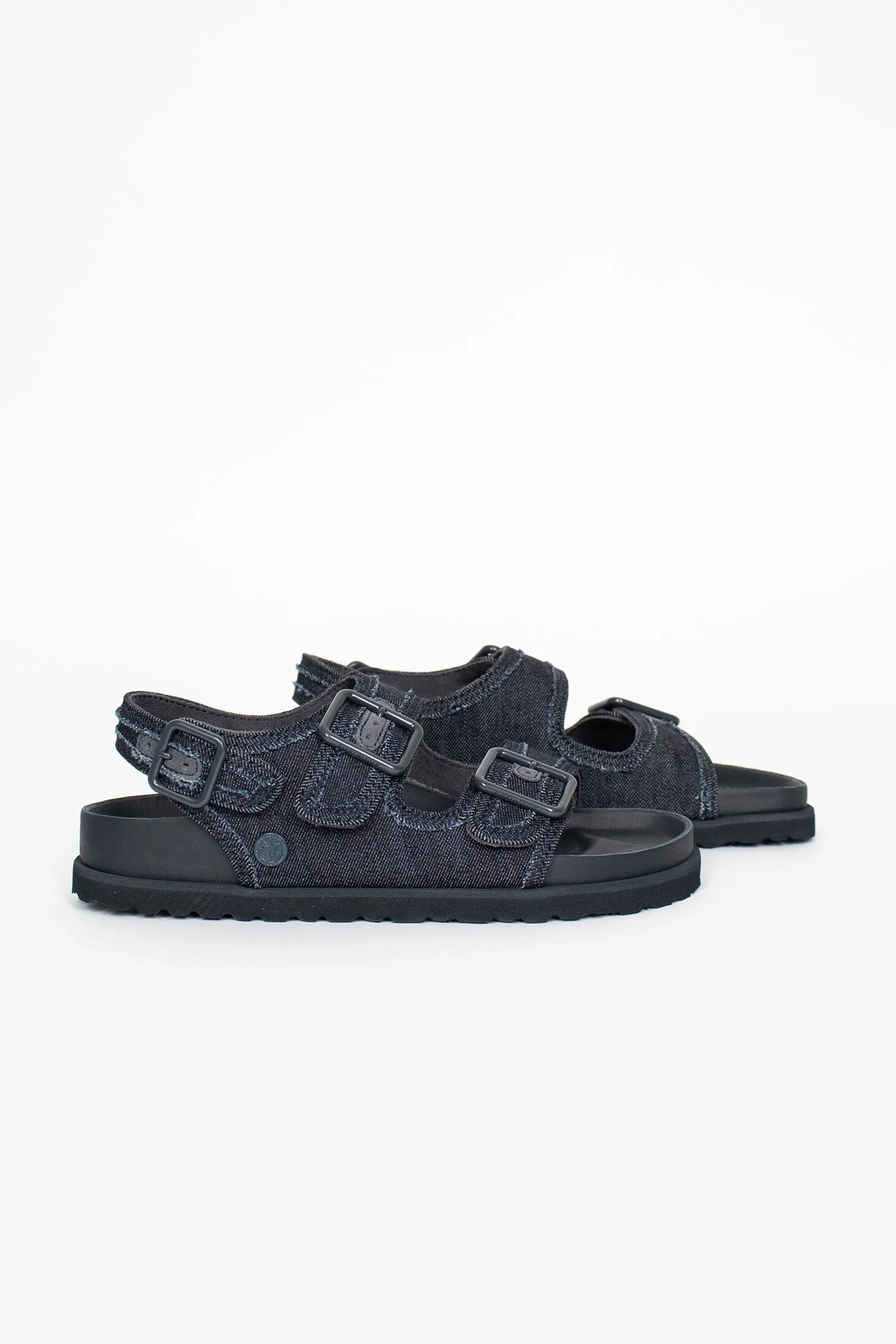 Milano Stone Washed Sandal Dark Washed Denim Quick Hike