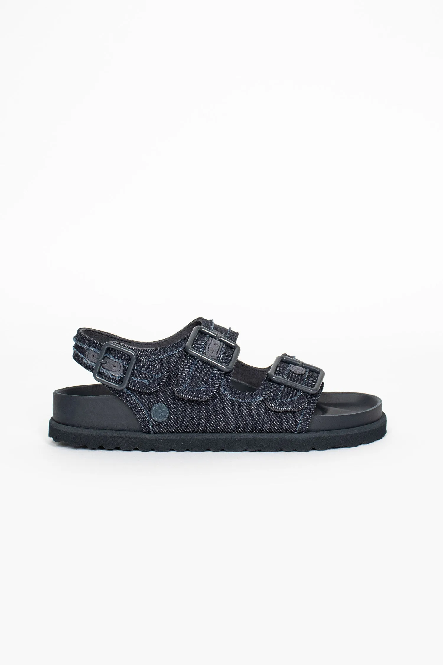Milano Stone Washed Sandal Dark Washed Denim Park Jogger City Hike