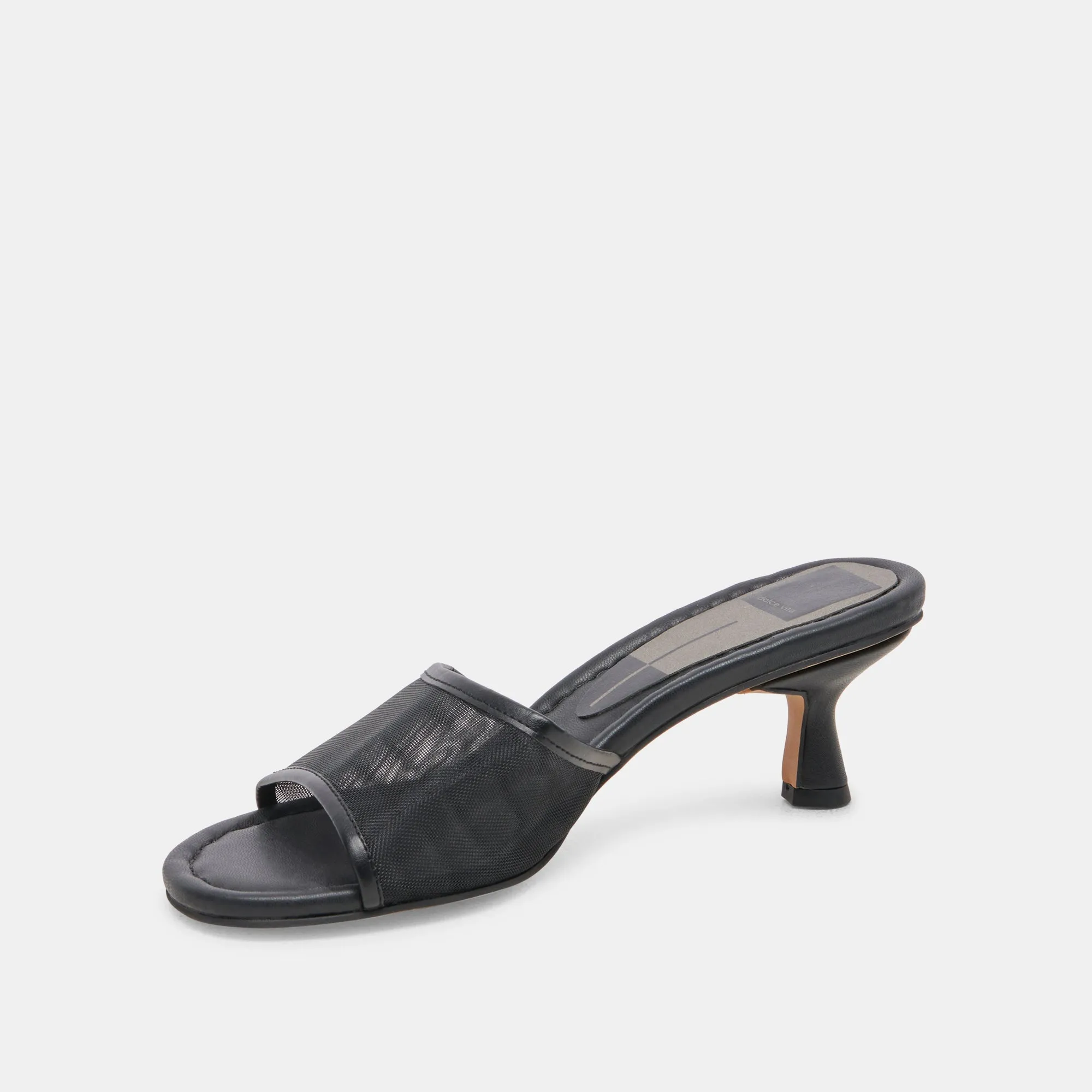 Formal Sandals Casual Heels for Work MEEZA HEELS ONYX MESH