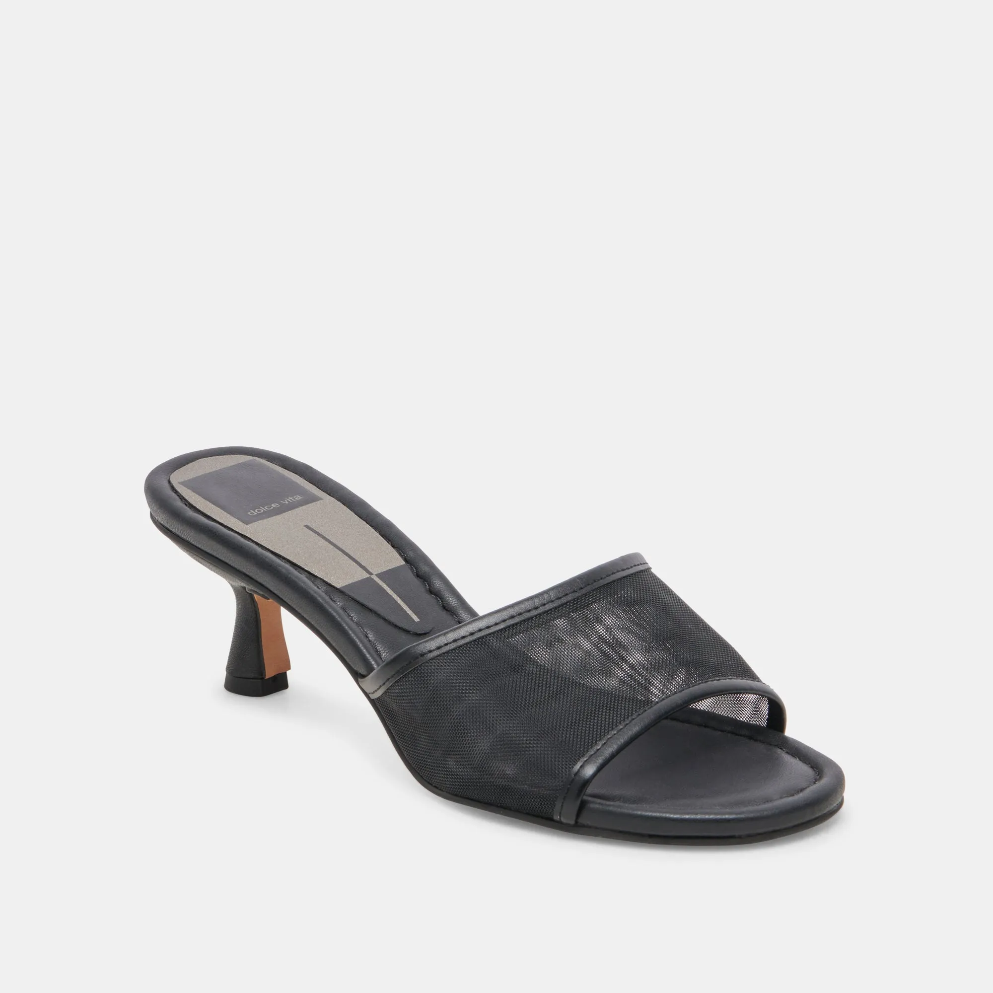 MEEZA HEELS ONYX MESH Stylish Comfortable Stilettos