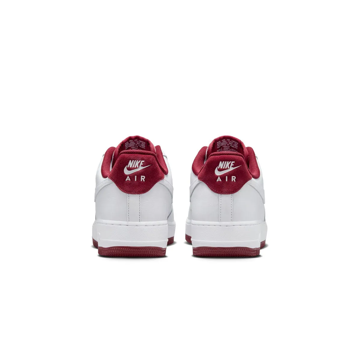 Air Force 1'07 LV8 'White Team Red' Asymmetric Lacing Ergonomic Last Shape