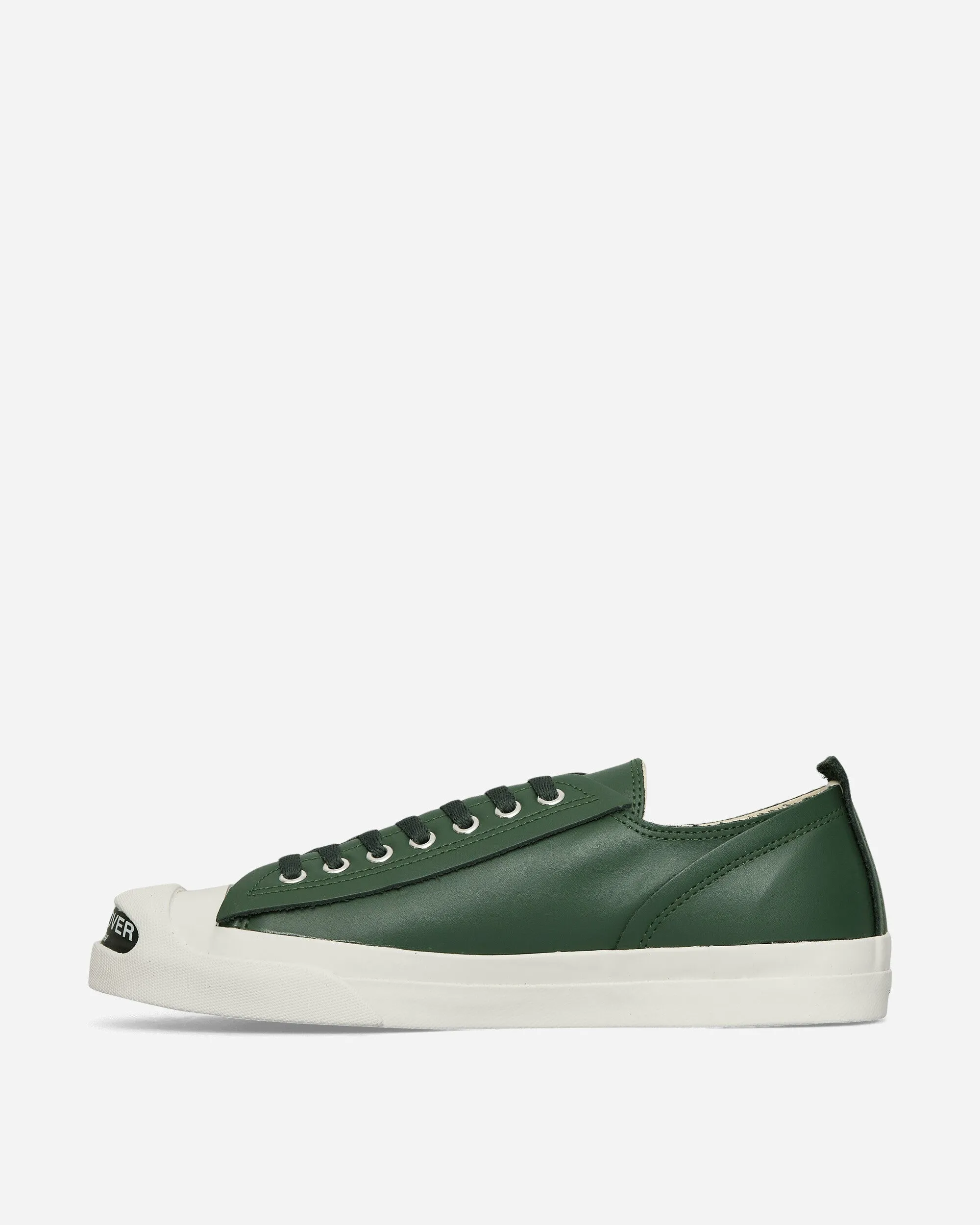 Easy Step Men's Toe Logo Leather Sneakers Green