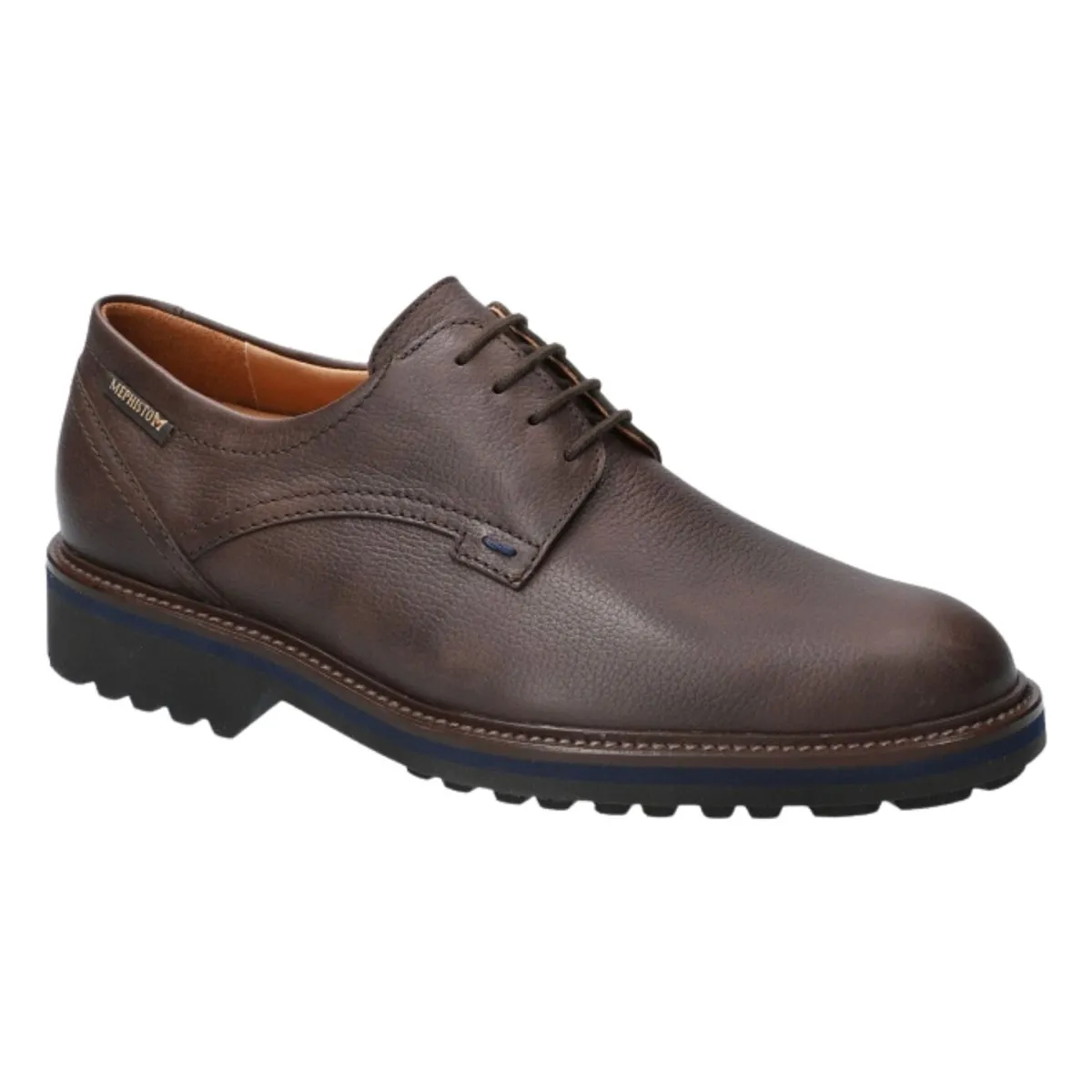 Mephisto Men's Batiste Dark Brown Built Light