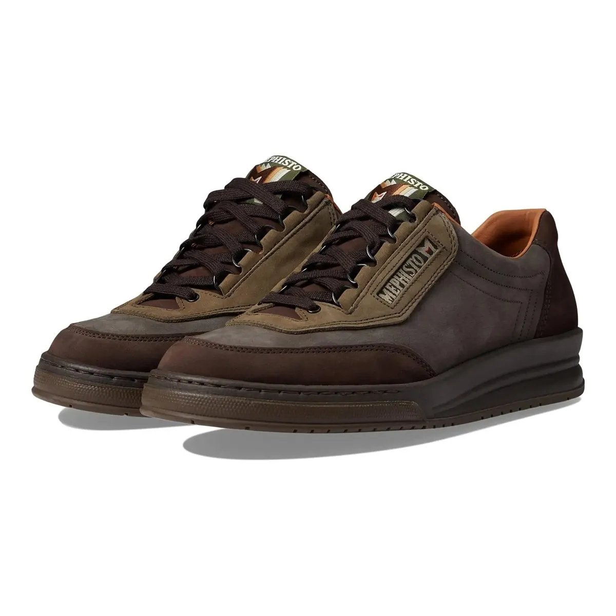 Neutral Shade Mephisto Men's Match Brown Nomad Multi Nubuck