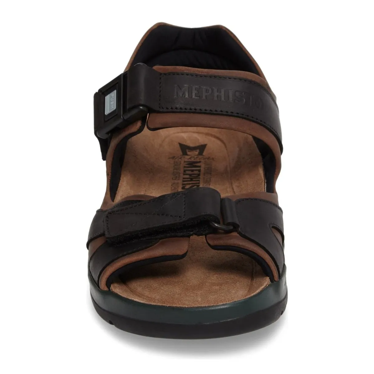 morning run Cushioned Sole Mephisto Men's Shark Black/Brown