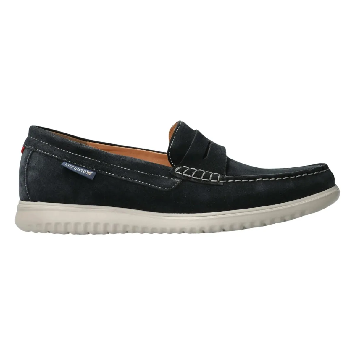 Route Step Comfort Enhancement Mephisto Men's Titoun Navy Nubuck