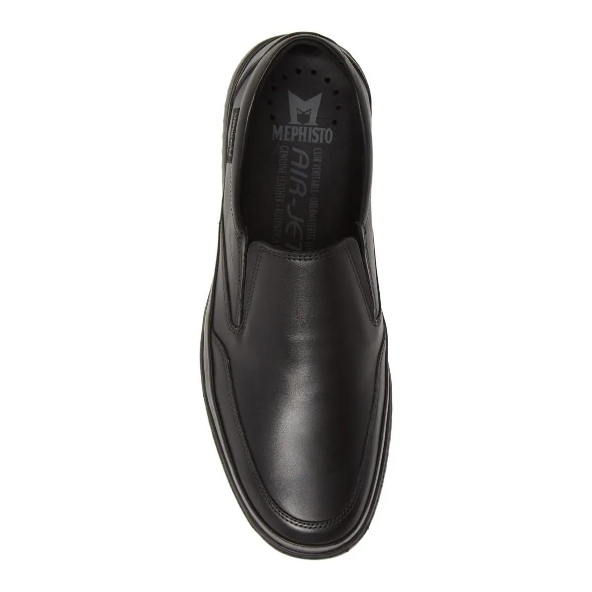Comfortable Midsole Comfortable Soles Mephisto Men's Twain Black