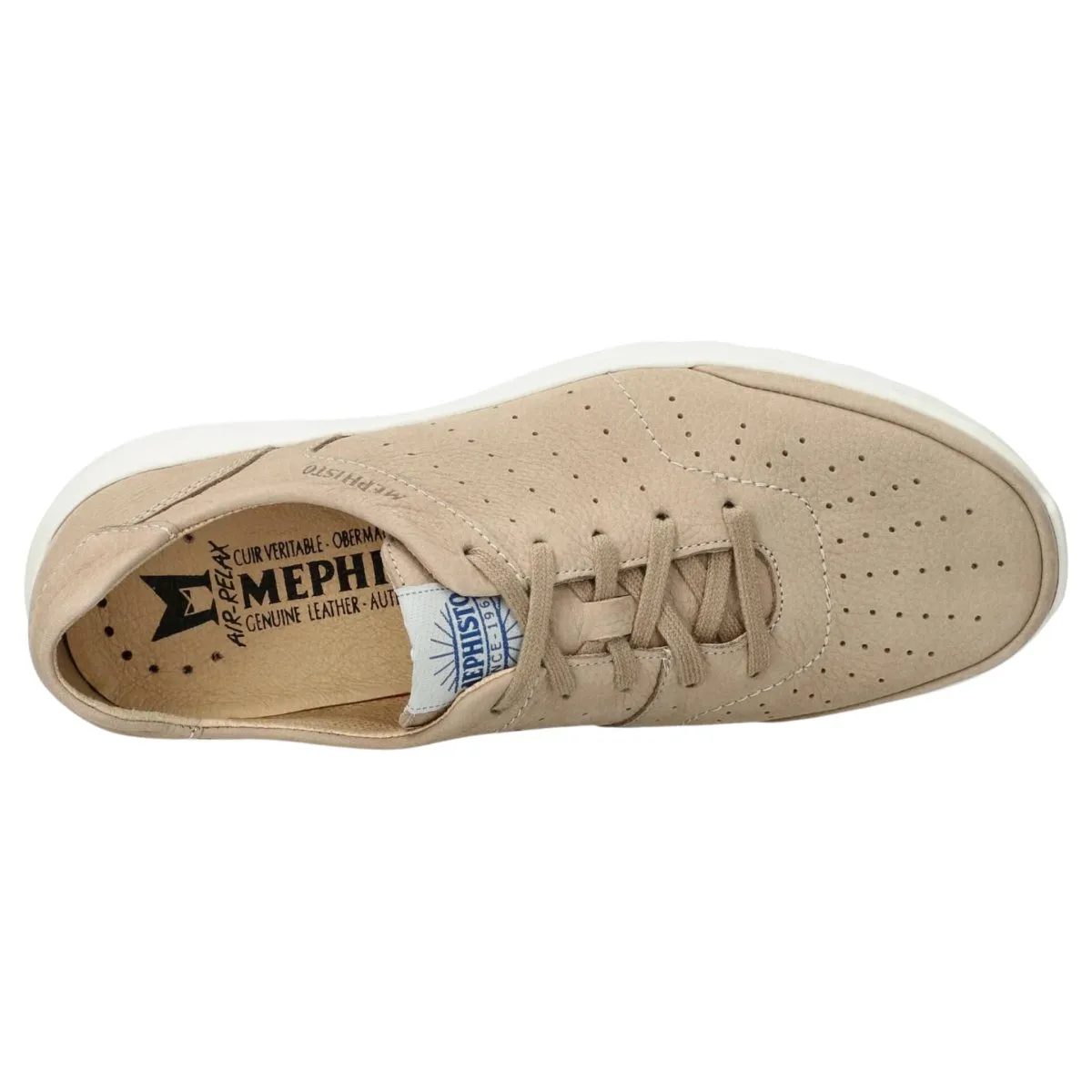Mephisto Men's Warren Sand BucLux Fresh Walk