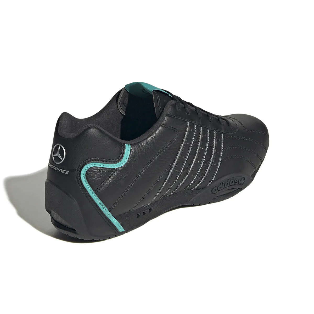   Mercedes AMG Petronas F1 Team Adi Racer Low 'Core Black Semi Mint Rush' TPU Midsole Easy performance
