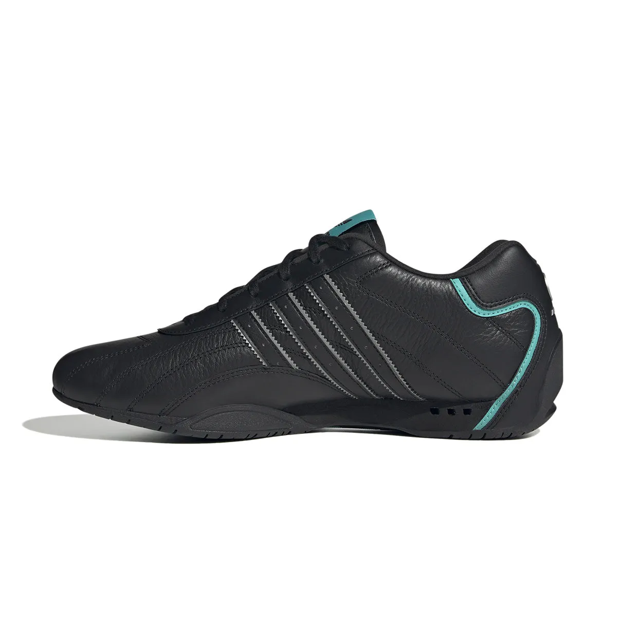   Mercedes AMG Petronas F1 Team Adi Racer Low 'Core Black Semi Mint Rush' Grip Enhanced Outsole