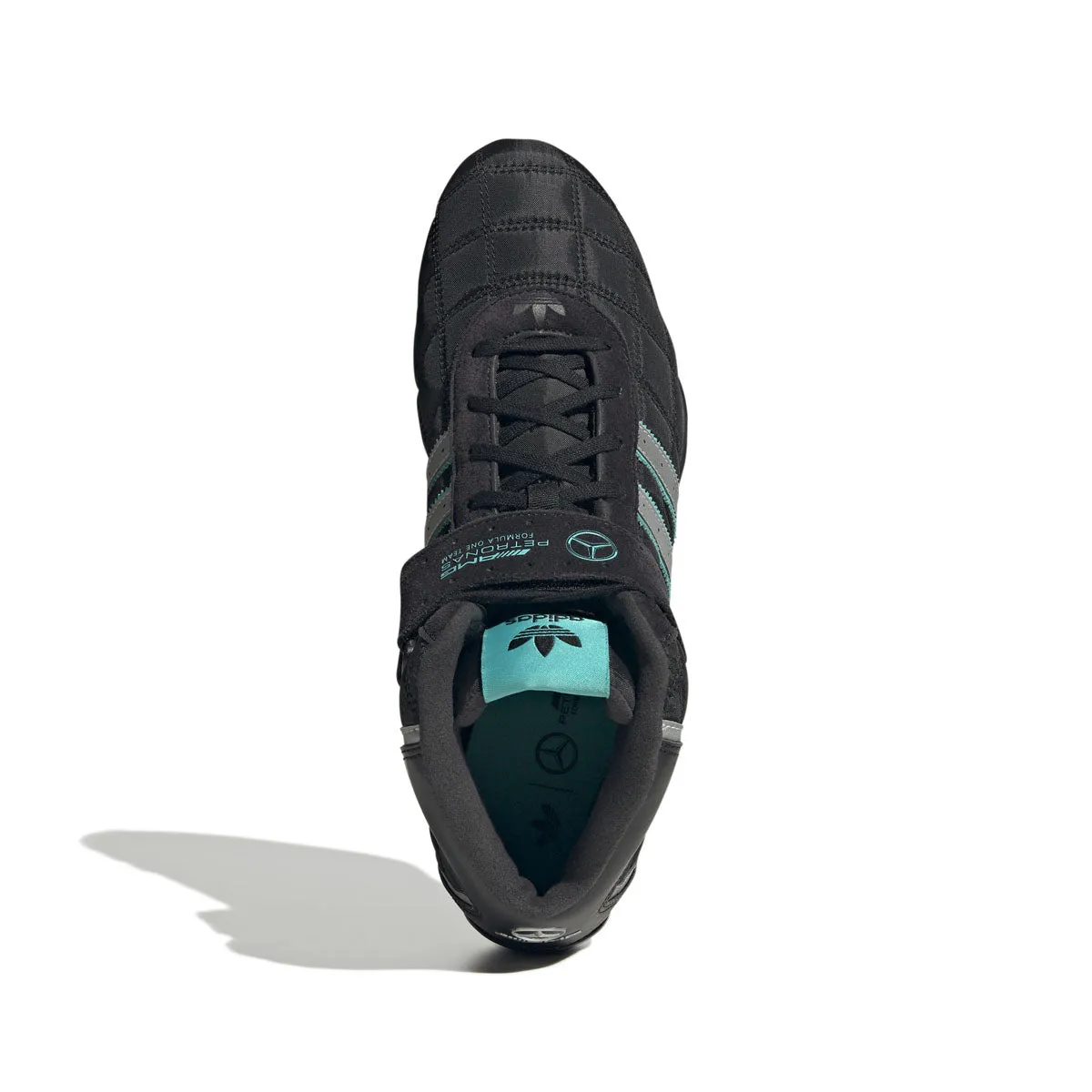   Mercedes AMG Petronas F1 Team adiracer Hi 'Black Silver Metalic' Smooth Movement Breathable Feel