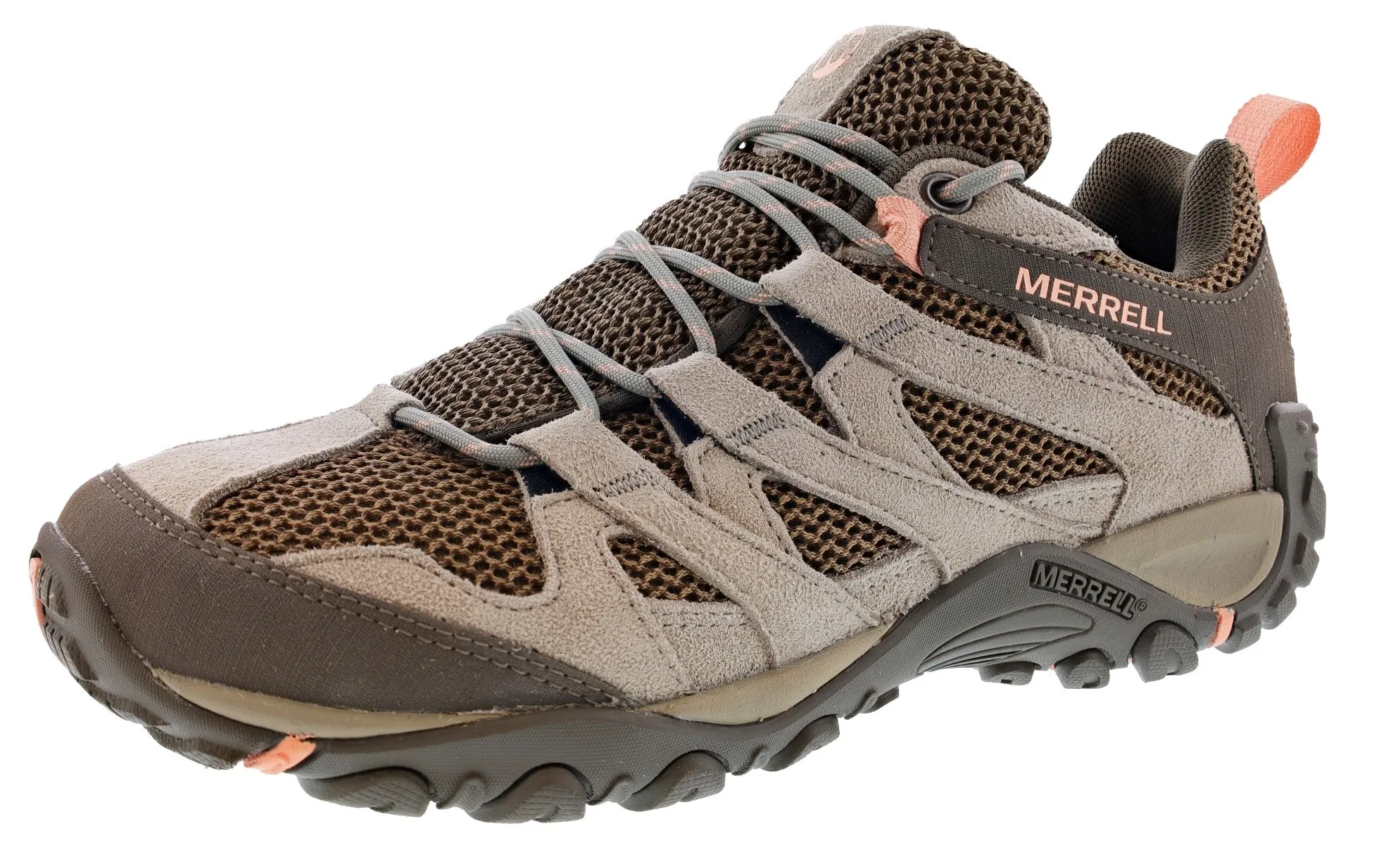 Merrell  Alverstone Suede Upper Hiking Trail Running Shoes Women's touring biking shoes