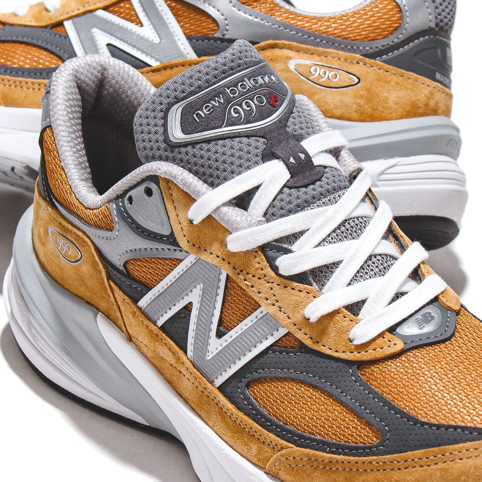 office workers' shoes responsive - midsole shoes New Balance Unisex 990v6 Wheat Made In USA U990TN6