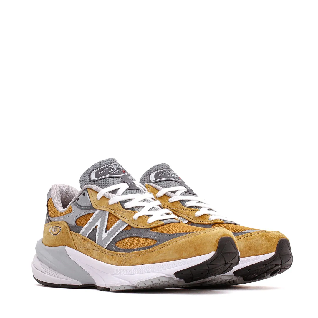 AdjustableLaces Strappy New Balance Unisex 990v6 Wheat Made In USA U990TN6