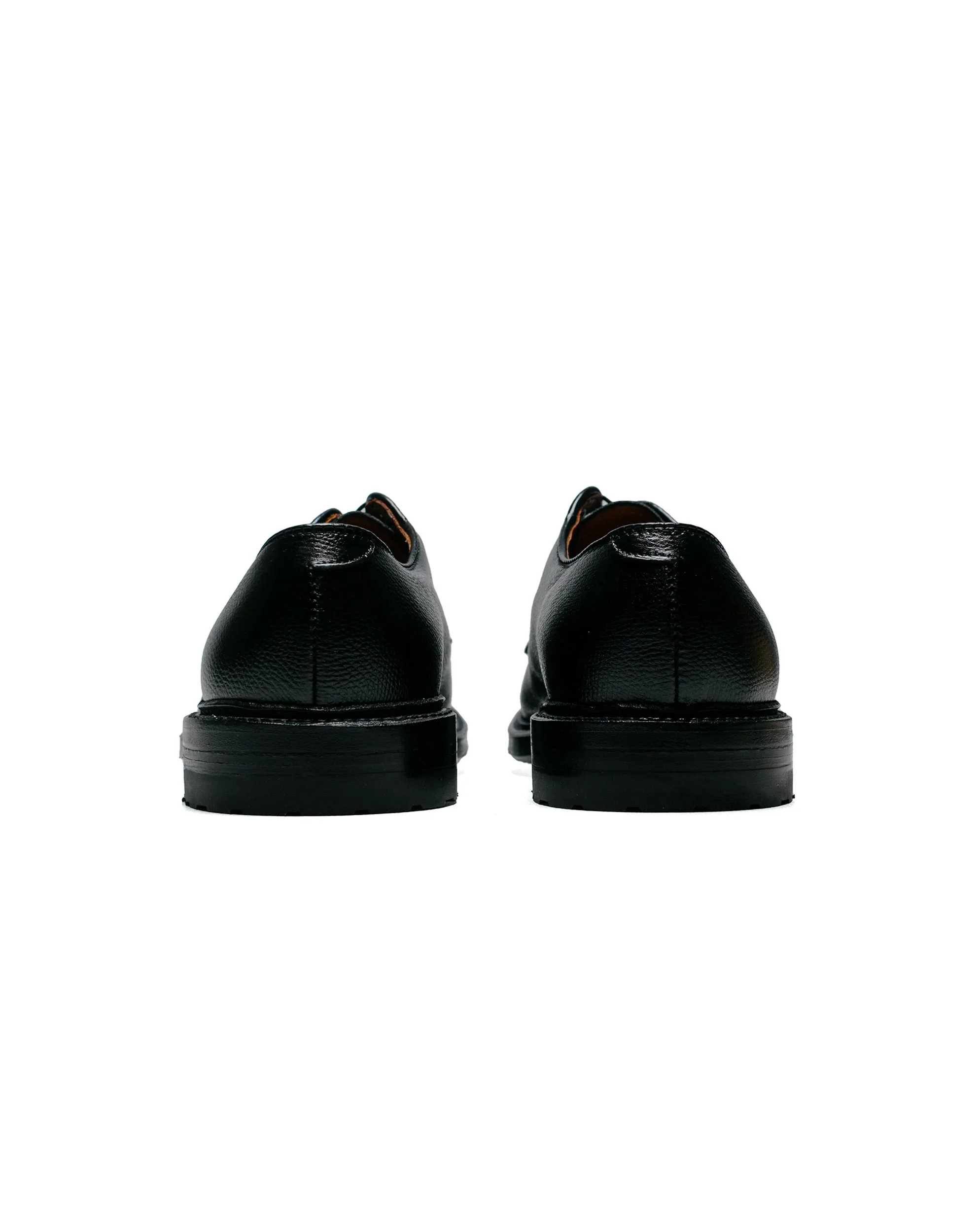Park Ready Move Comfort Alden Plain Toe Blucher Black Alpine Grain with Commando Sole 95270C