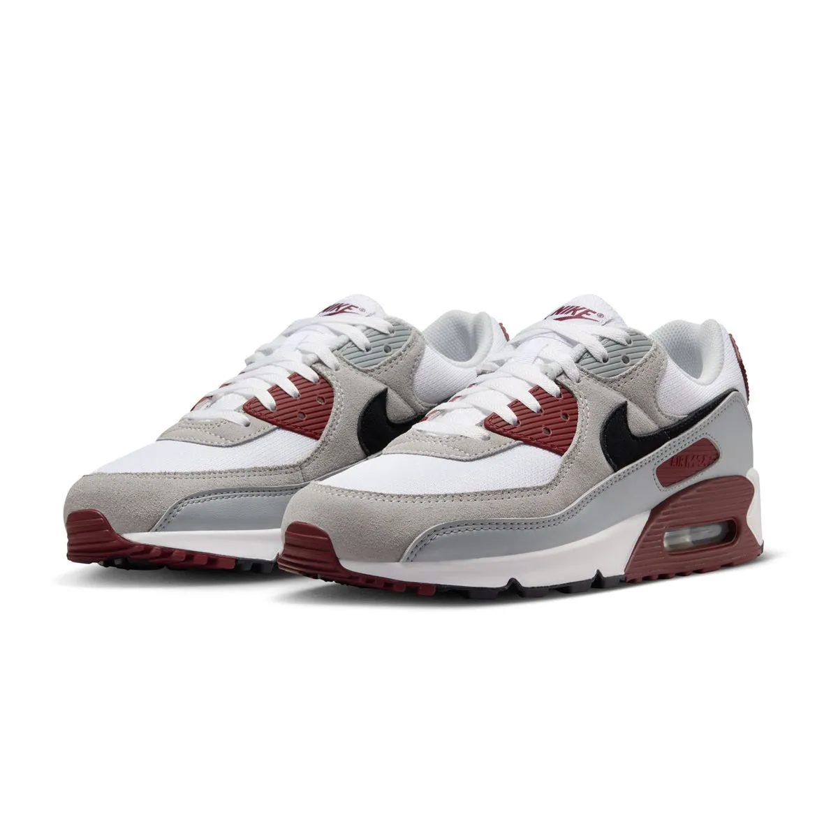 Air Max 90 'Dark Team Red' Impact Resistant Cushioning Reactive Cushioning