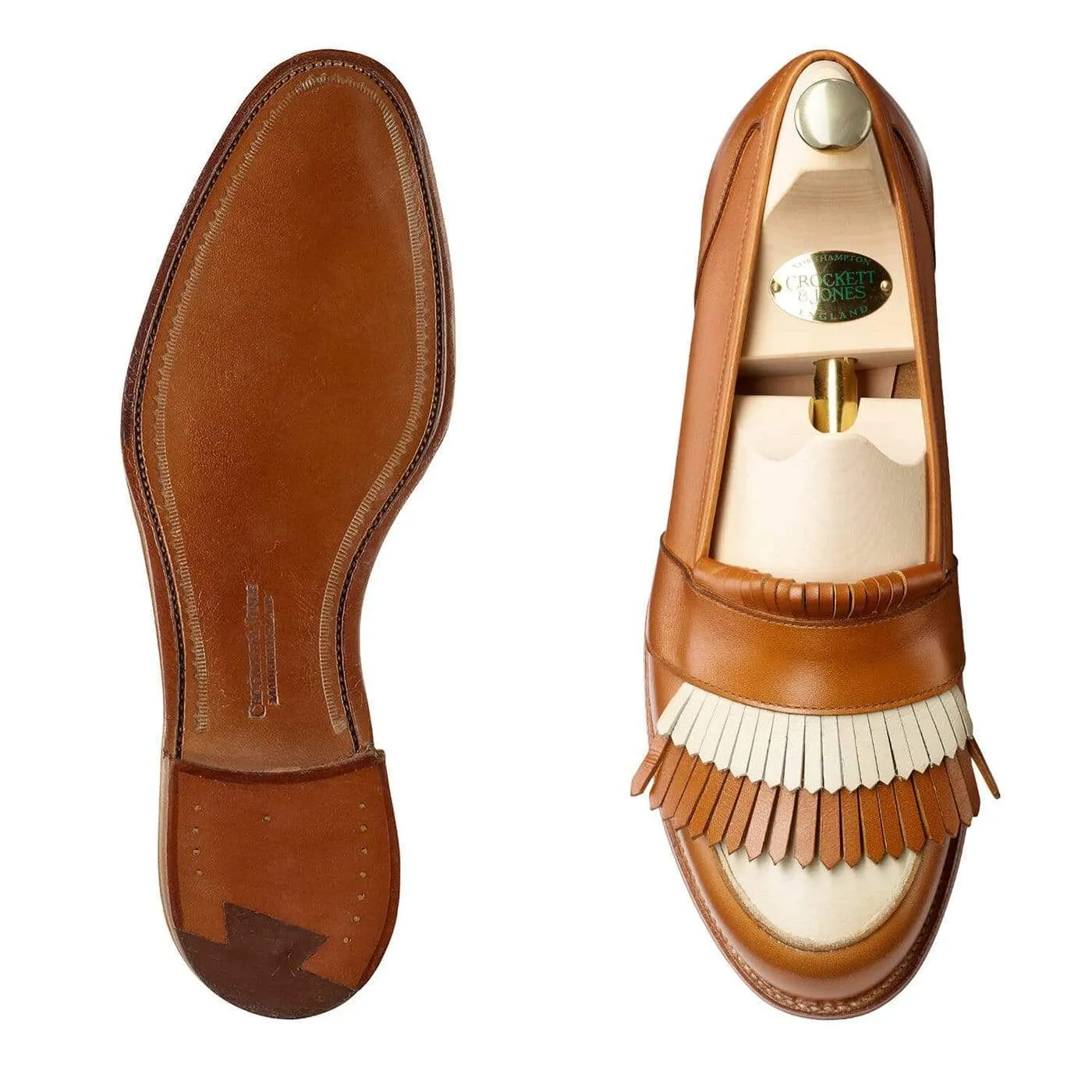 Weather Protection Stylish Movement Emma Ivory & Tan Calf
