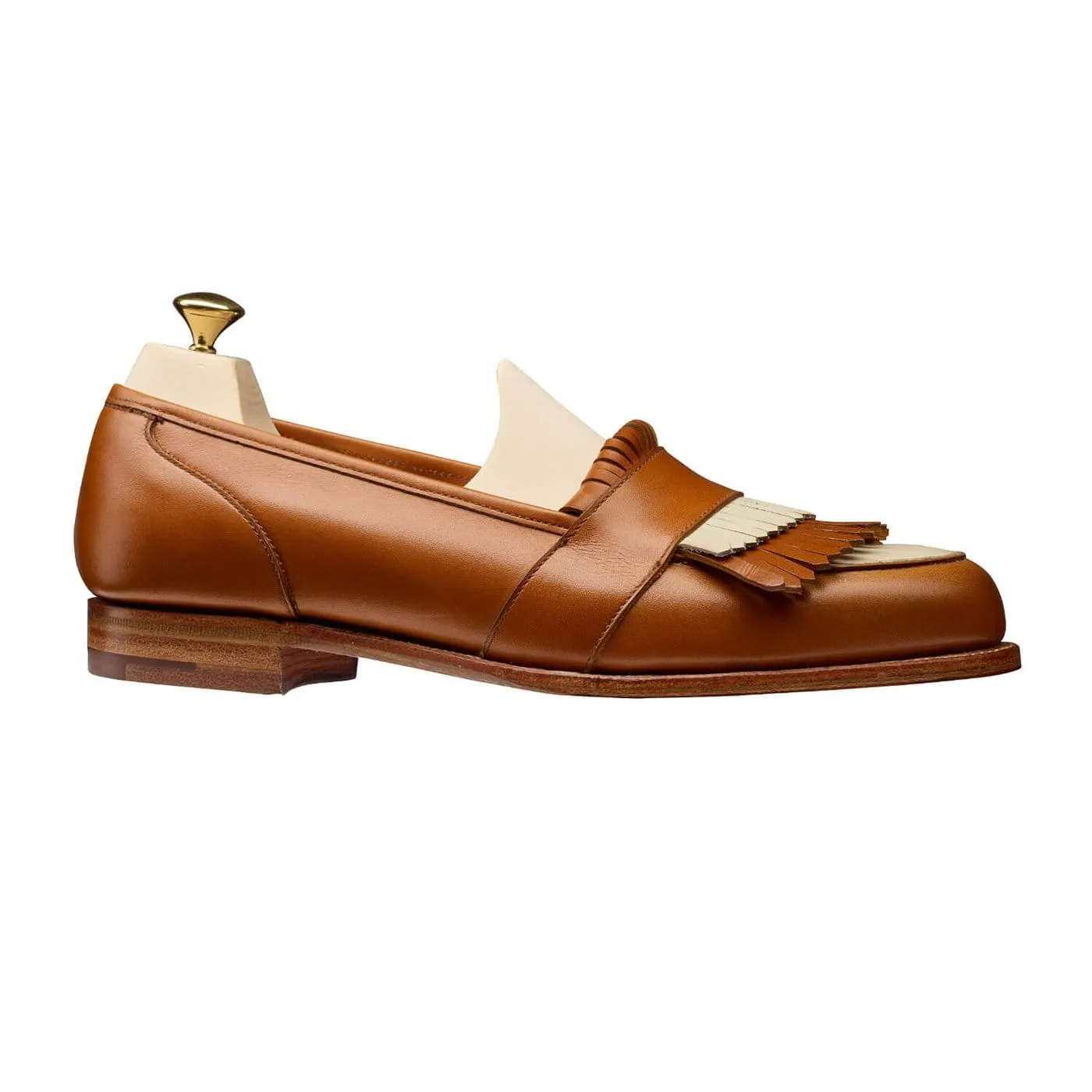 Ground Clear Emma Ivory & Tan Calf