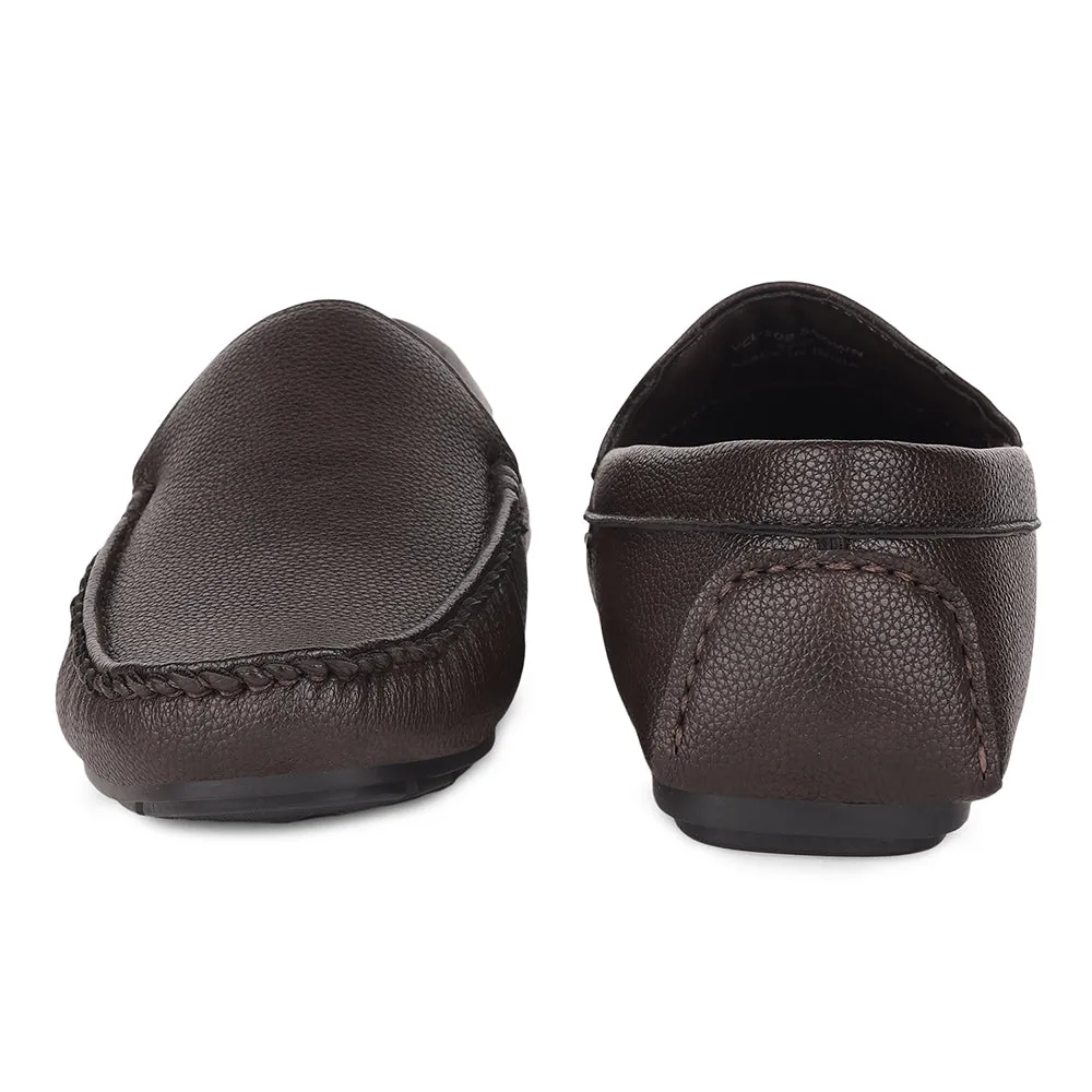 Fortune Brown Loafers For Men VCL-108 By Liberty Soft Sole Shoes