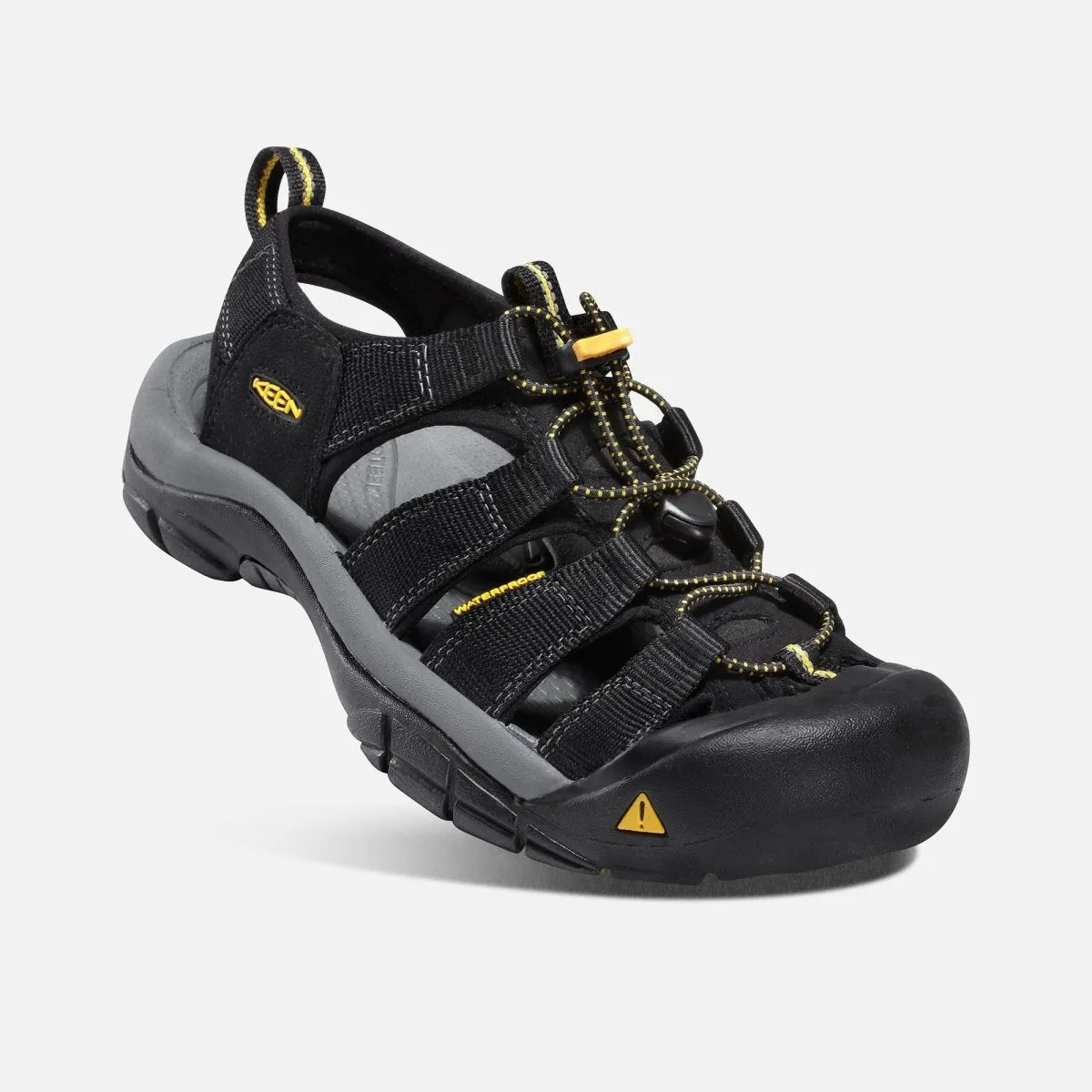 Quick Comfort Vacation Trip Keen Men's Newport H2 Black Fabric Water Friendly
