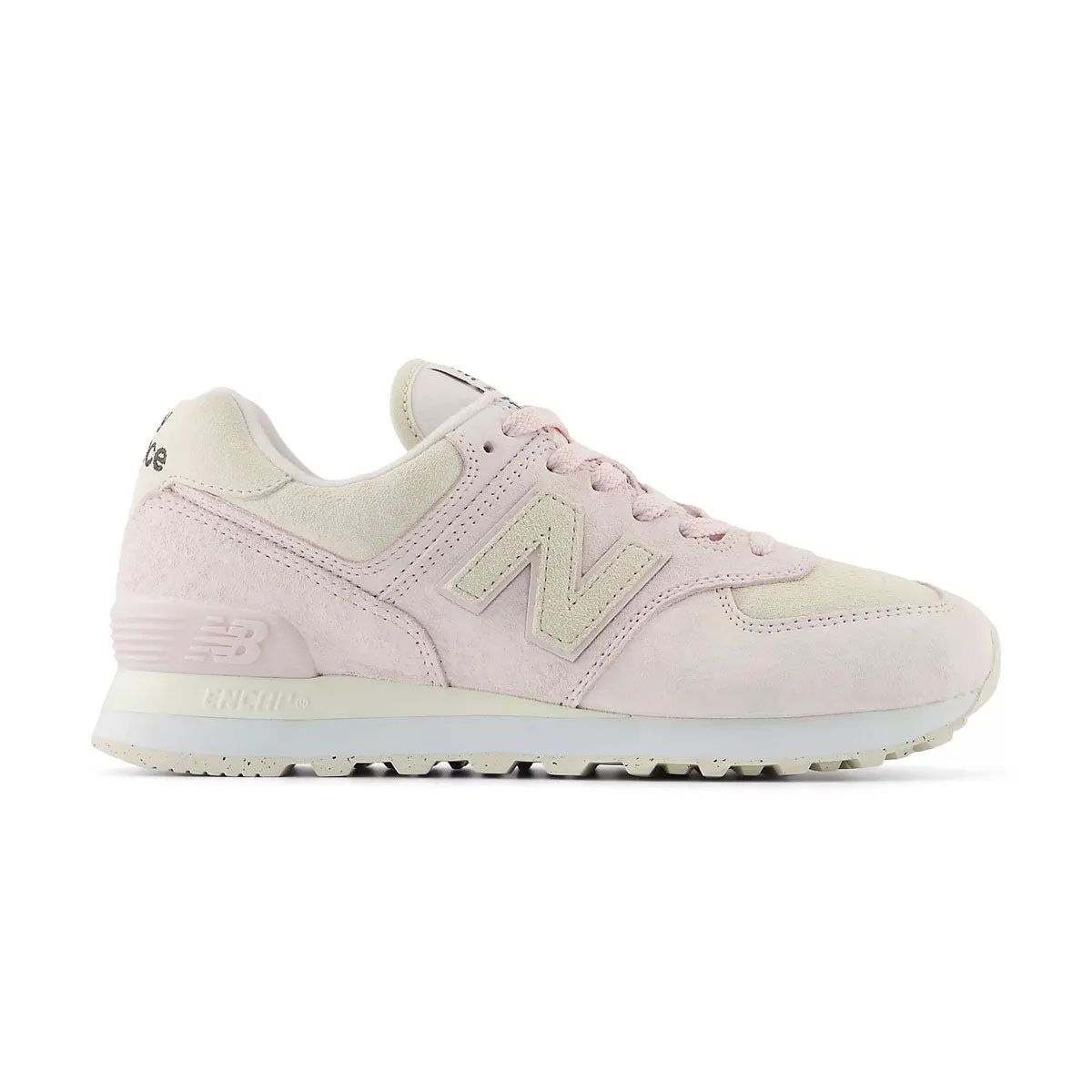 Wmns 574 'Pink Granite' Decorative stitching