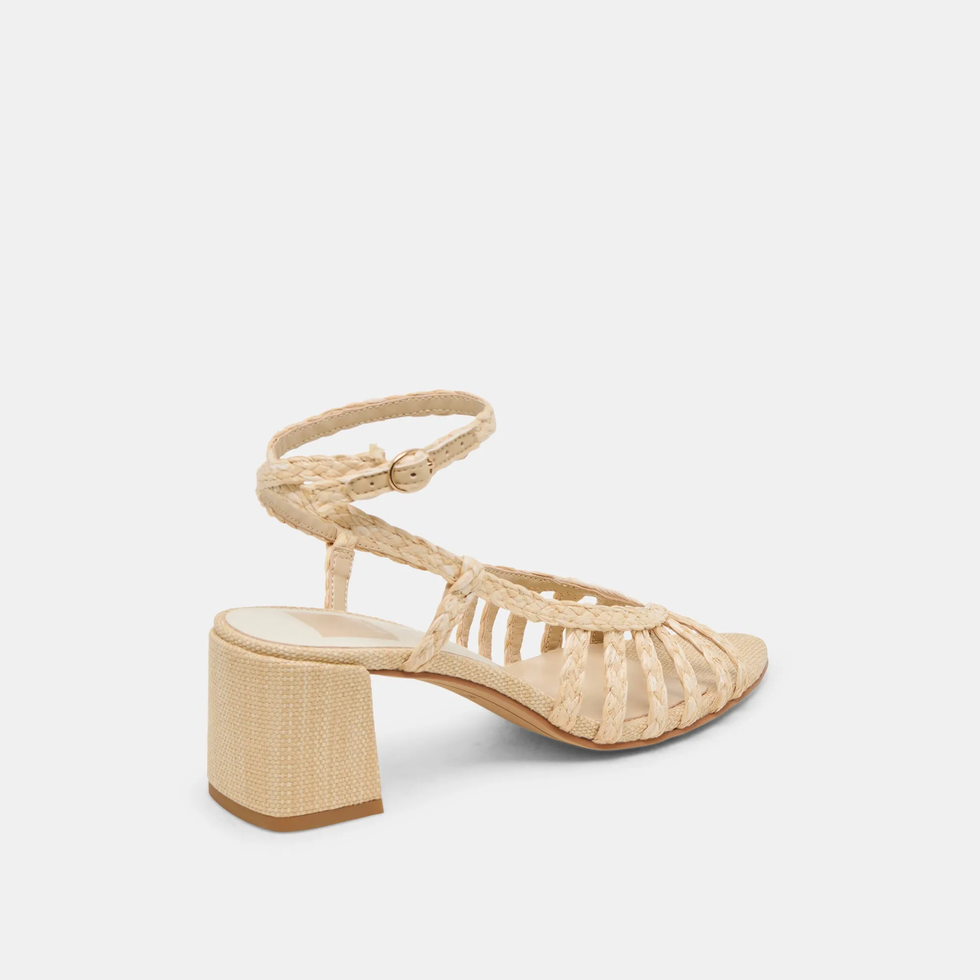 Affordable Fashionable YASMIN HEELS NATURAL RAFFIA