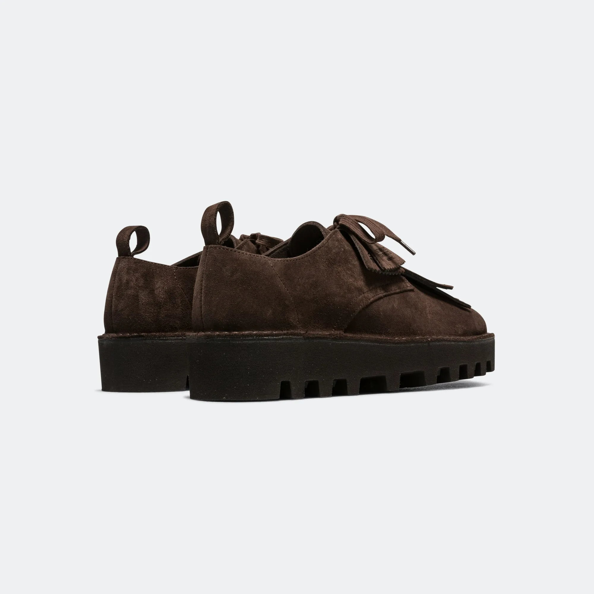 Desert Khan x Engineered Garments - Brown Suede Torque Control Plate