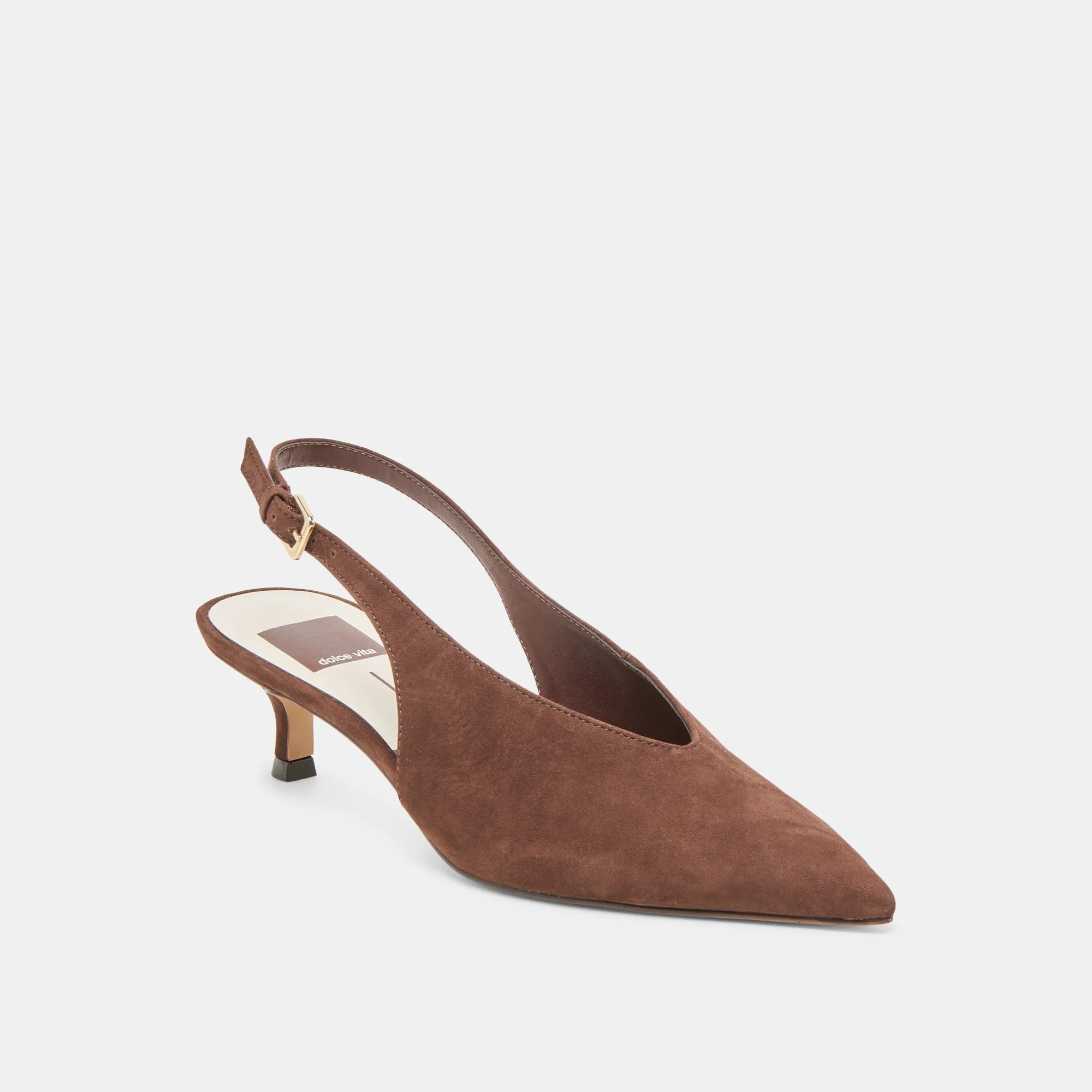 Chic Booties ALENNA HEELS DK BROWN SUEDE