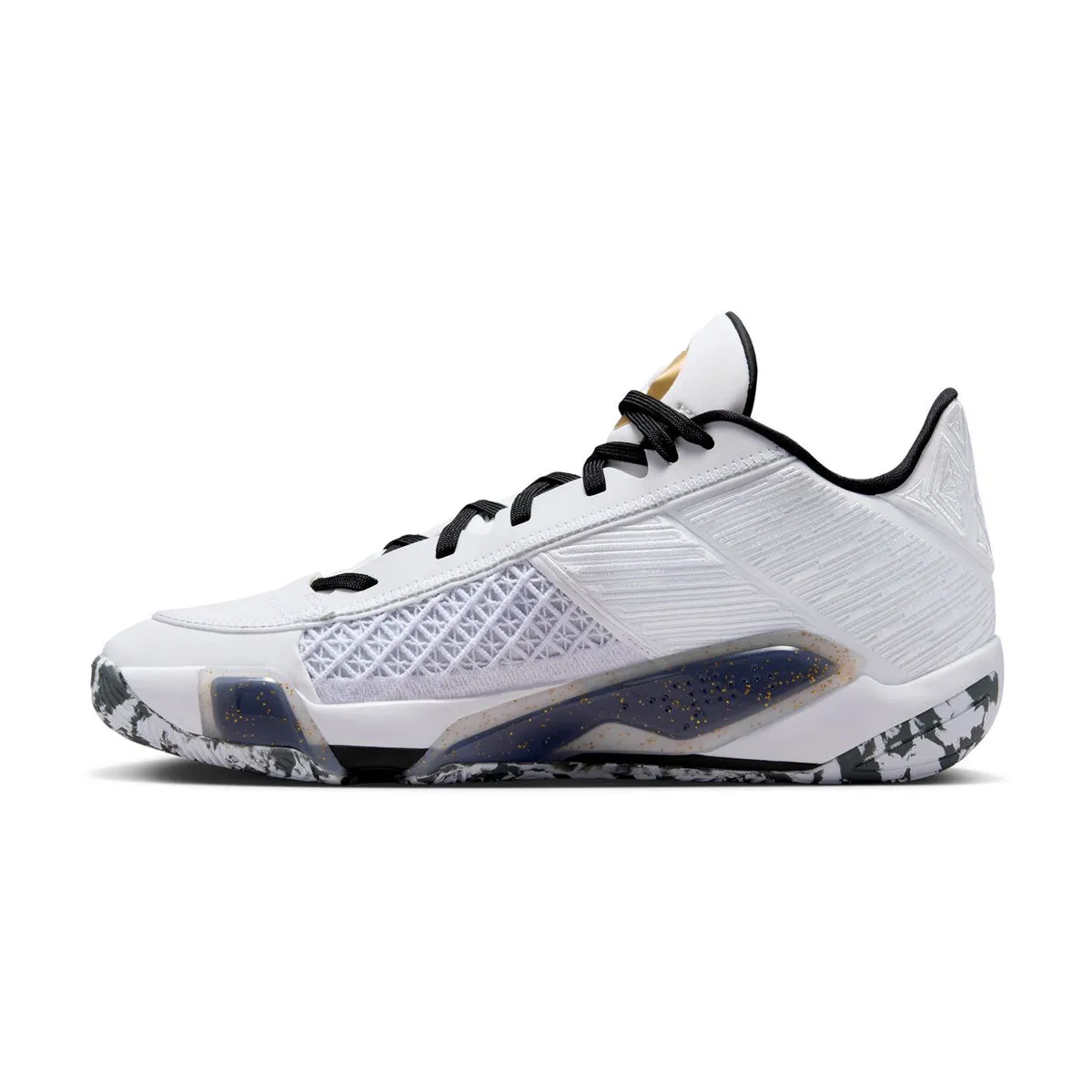 Durable Wear Air Jordan XXXVIII Low PF 'White Black'