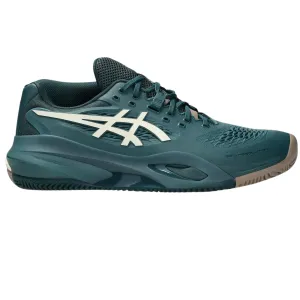 Asics Gel-Resolution X Clay Mens Tennis Shoes - Saxon Green / Birch Ergonomic Design