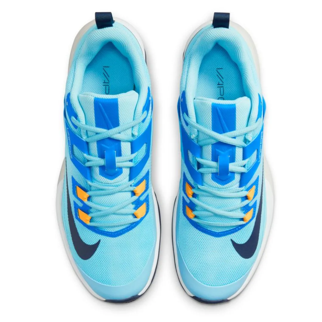 Nike Court Vapor Lite Men's Hard Court Tennis Shoes - Blue Chill/Midnight Navy-Phantom-White Slip On Shockproof