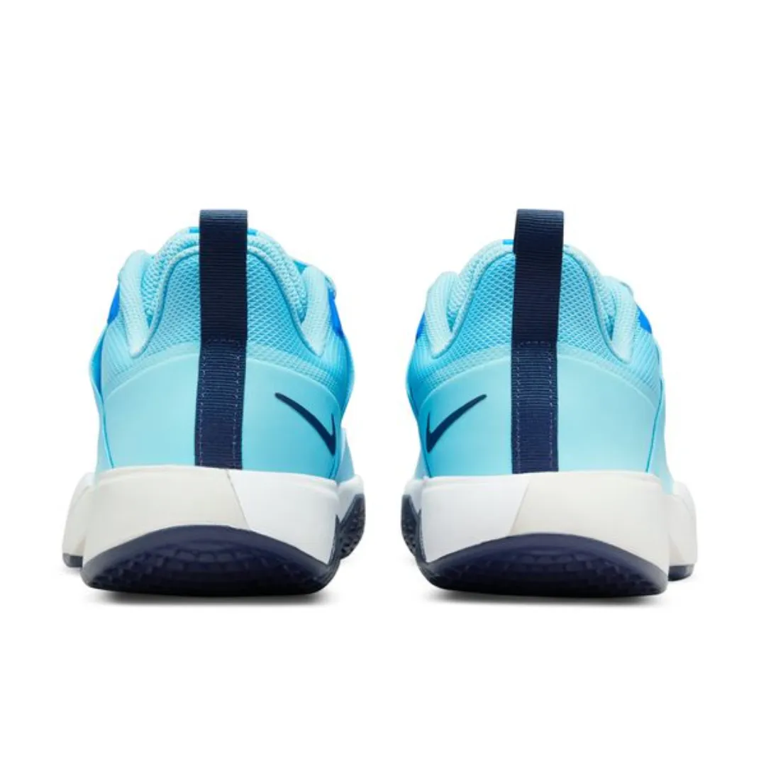 Stability frame Stylish Nike Court Vapor Lite Men's Hard Court Tennis Shoes - Blue Chill/Midnight Navy-Phantom-White