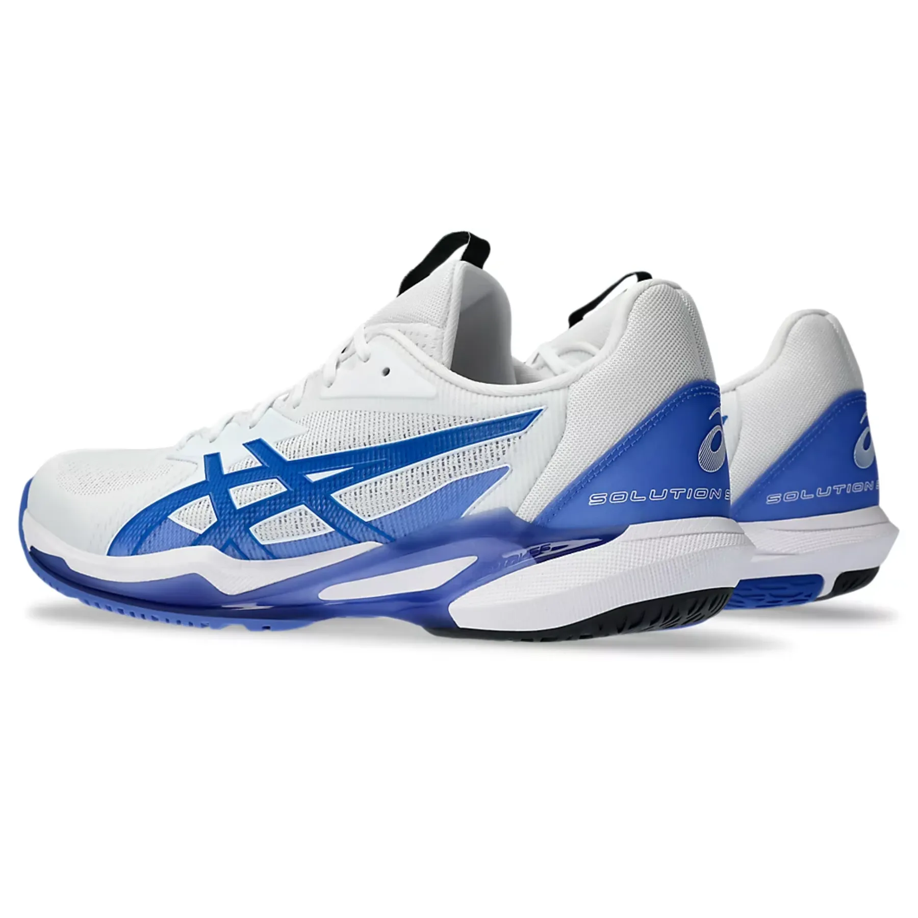Ventilation Mesh Asics Solution Speed FF 3 Men Tennis Shoes - White/Tuna Blue
