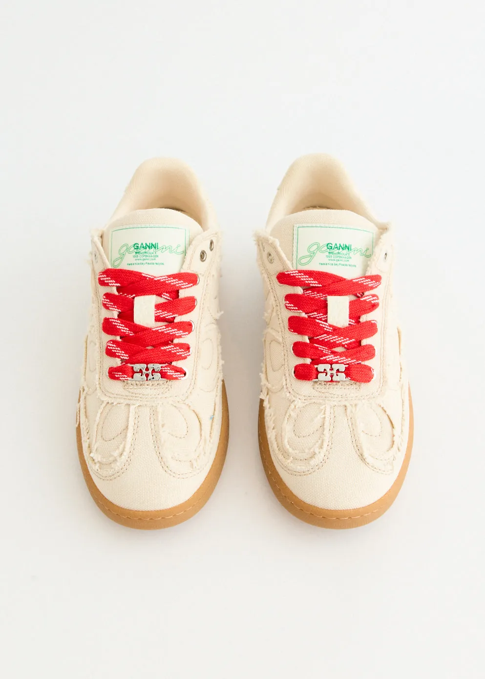 08 Canvas Raw Edge Sneakers Freedom Move Block Jog
