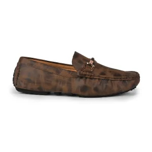 Gliders (Brown) Casual Slip on Loafers Shoes For Men By Liberty Comfortable All-day Shoes Classic Casual Shoes