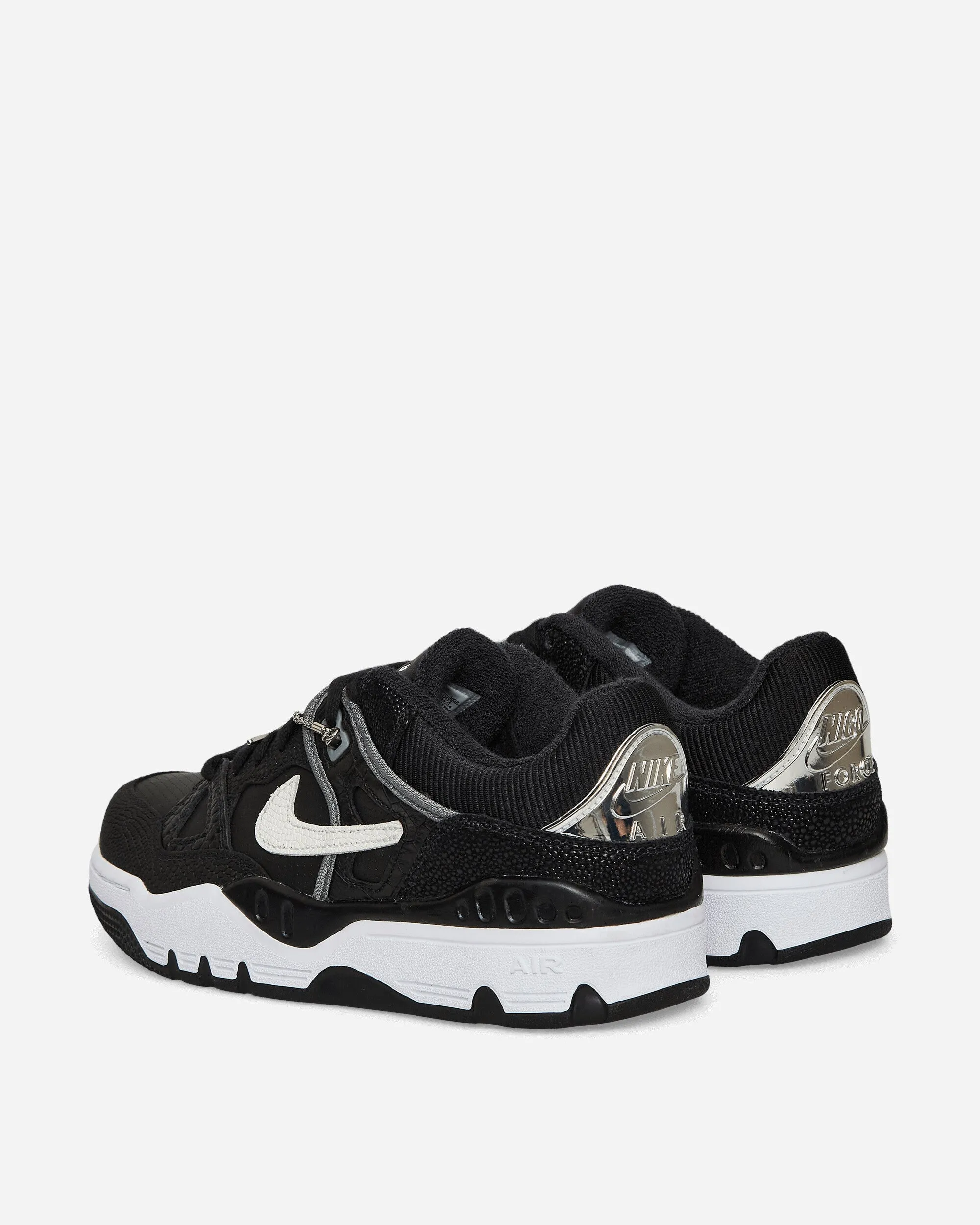 NIGO Air Force 3 Low Sneakers Black / White Cold Step Movie Night