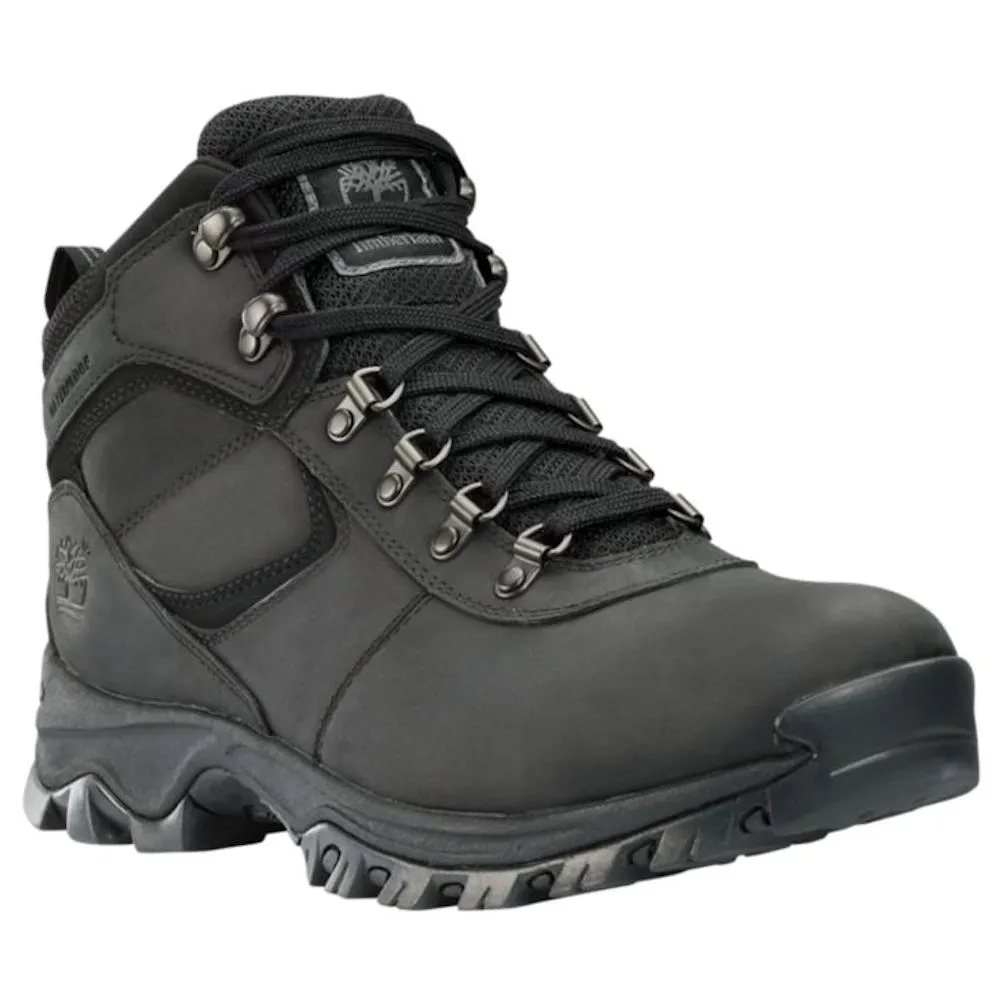 Timberland Men's Mt. Maddsen Mid Hiking Boots Black Waterproof Style Daily Guide Hike
