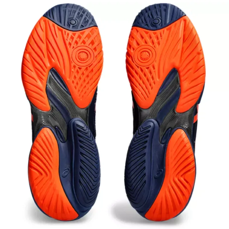 Neutral Color Outdoor Trail Asics Court FF 3 Men Tennis Shoes - Blue Expanse/Koi