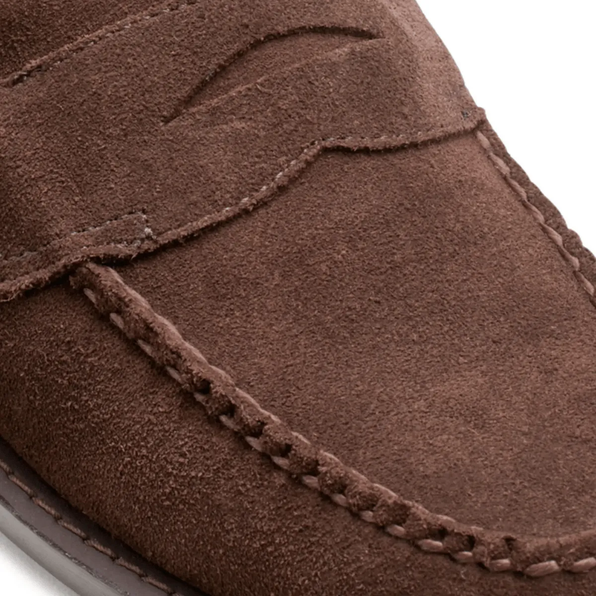 G.H. Bass Men's Logan WeeJun Brown Suede Farm Step